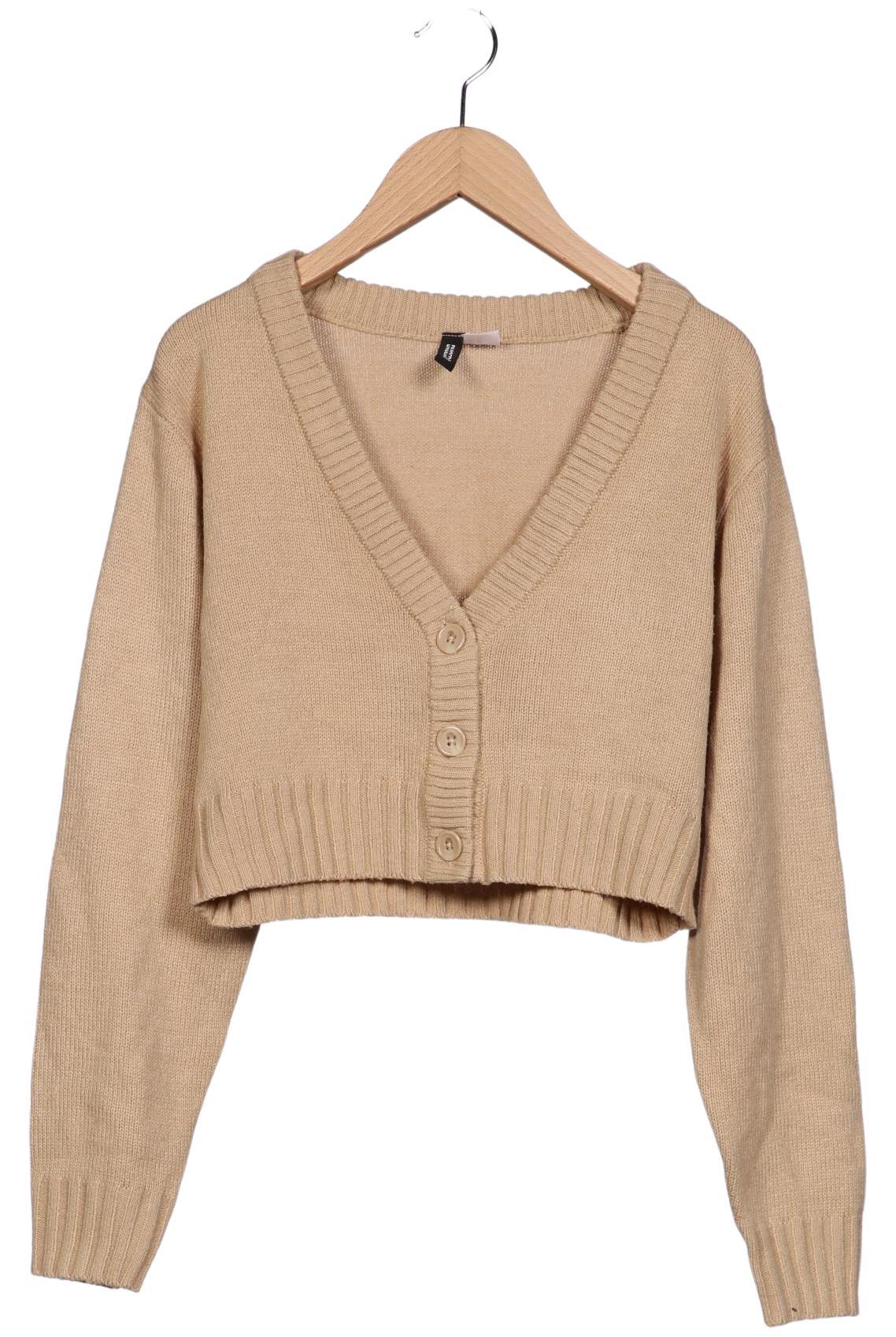 

H&M Damen Strickjacke, beige, Gr. 34