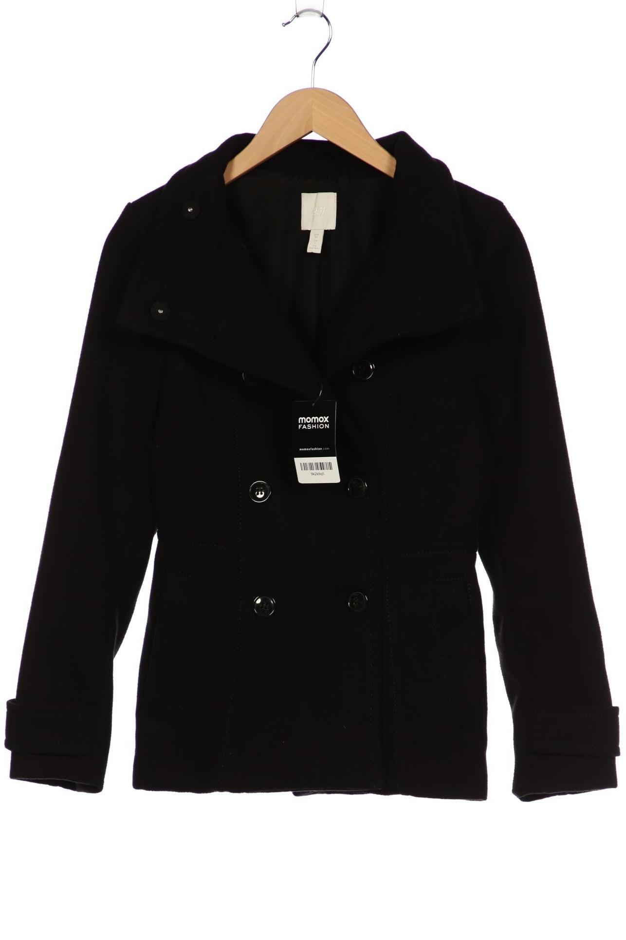 

H&M Damen Jacke, schwarz, Gr. 34
