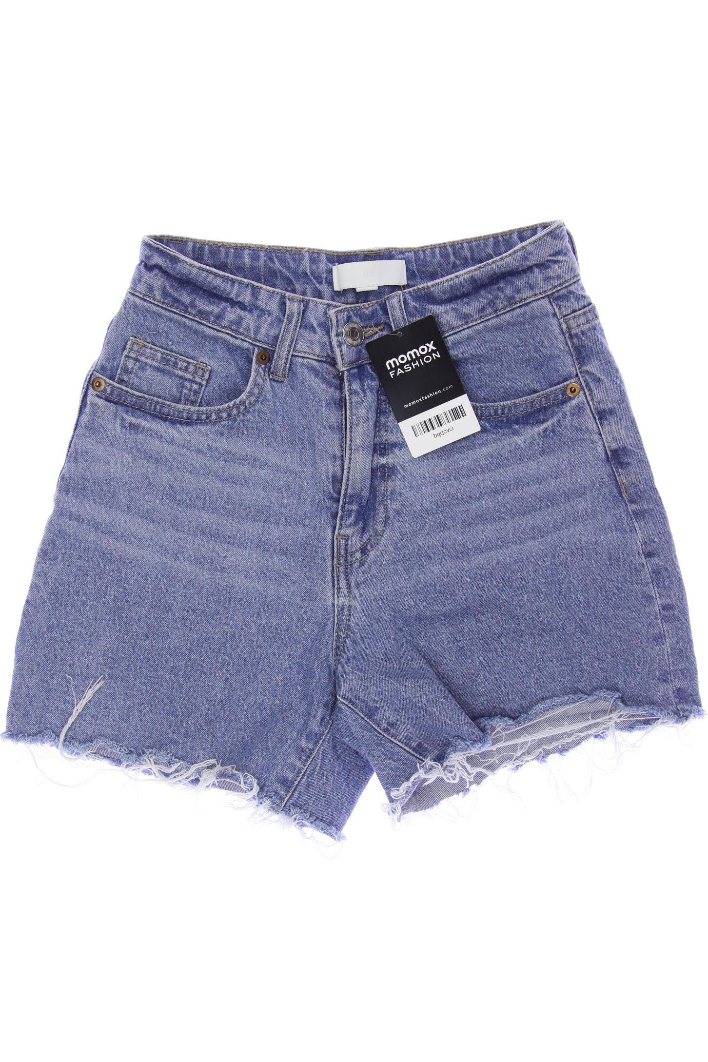 

H&M Damen Shorts, blau, Gr. 34