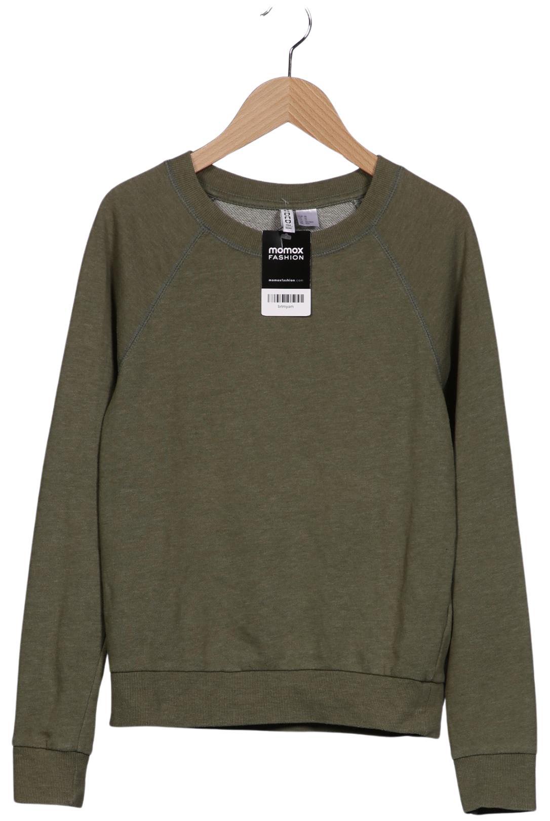 

H&M Damen Sweatshirt, grün, Gr. 34