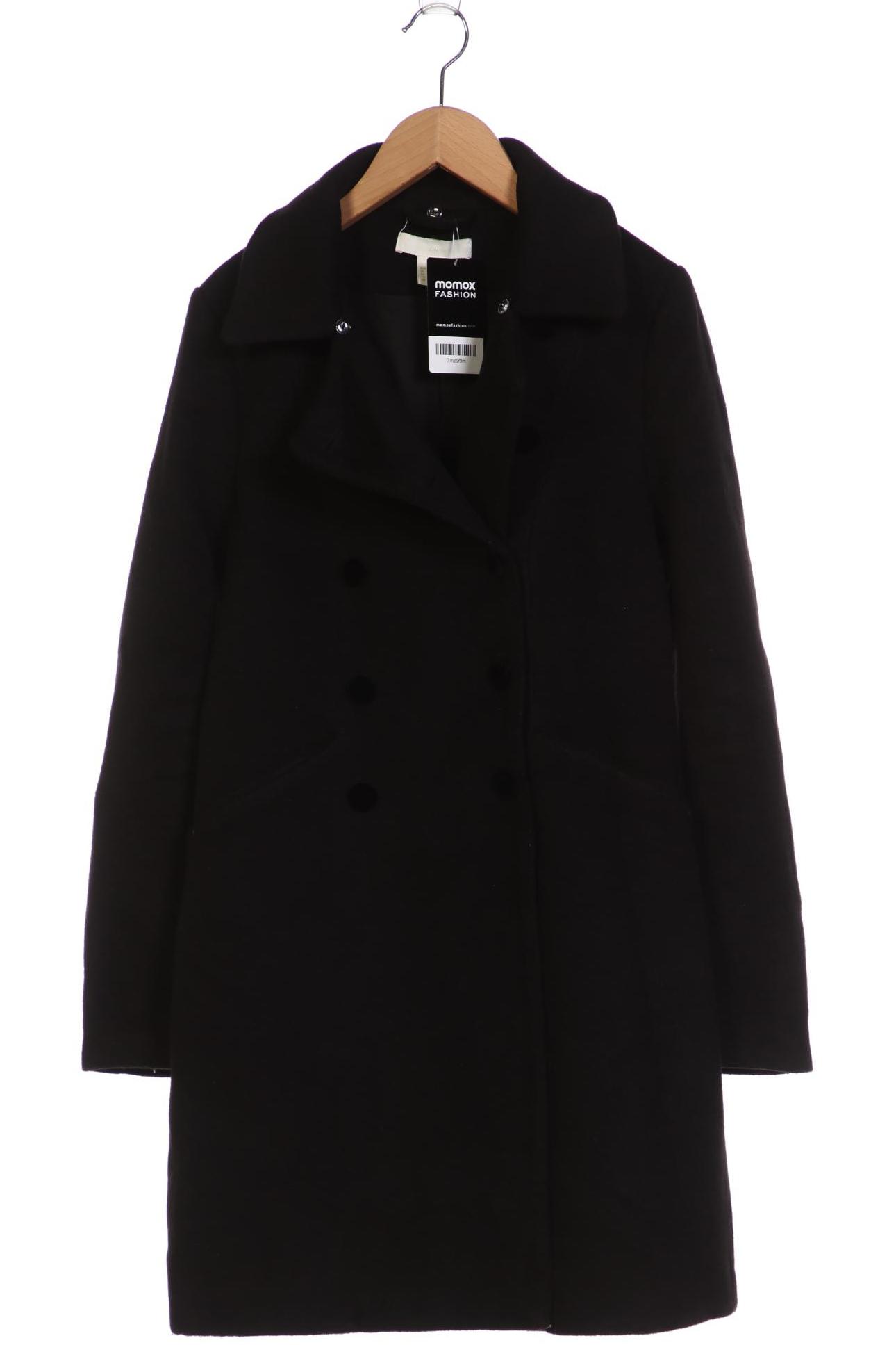 

H&M Damen Mantel, schwarz, Gr. 36