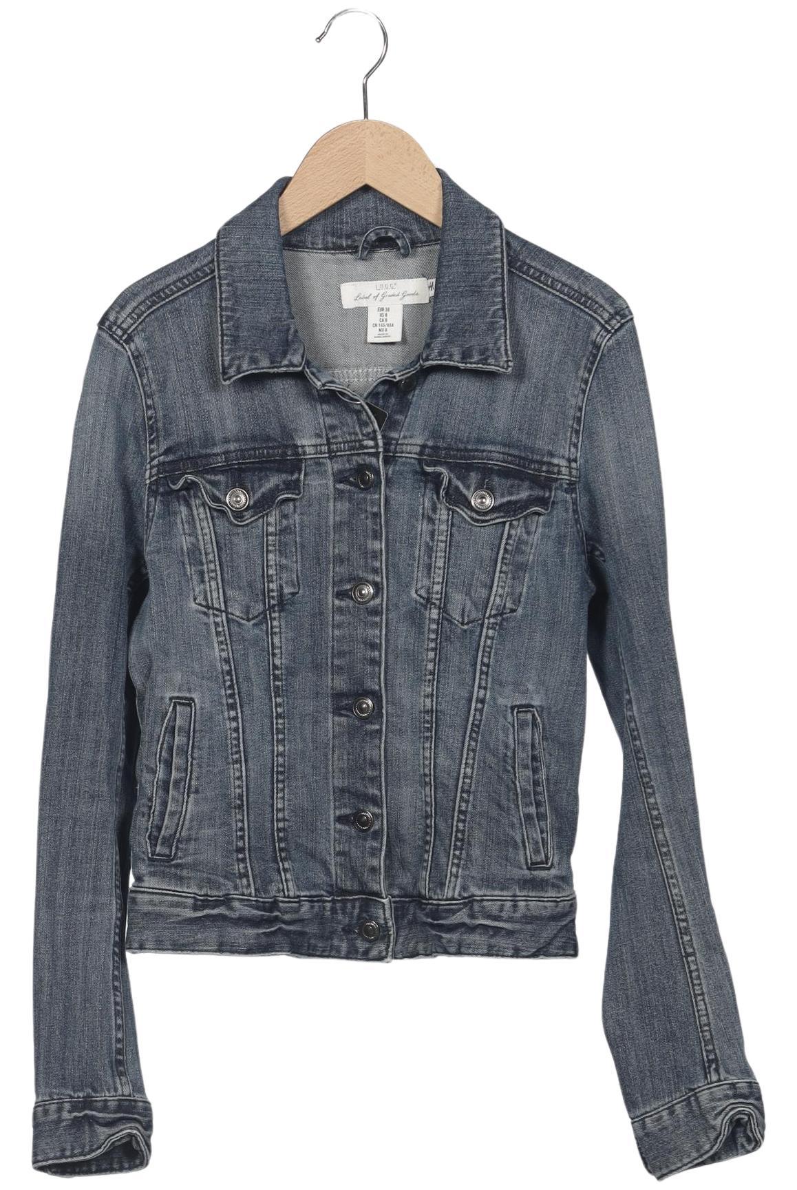 

H&M Damen Jacke, blau, Gr. 38