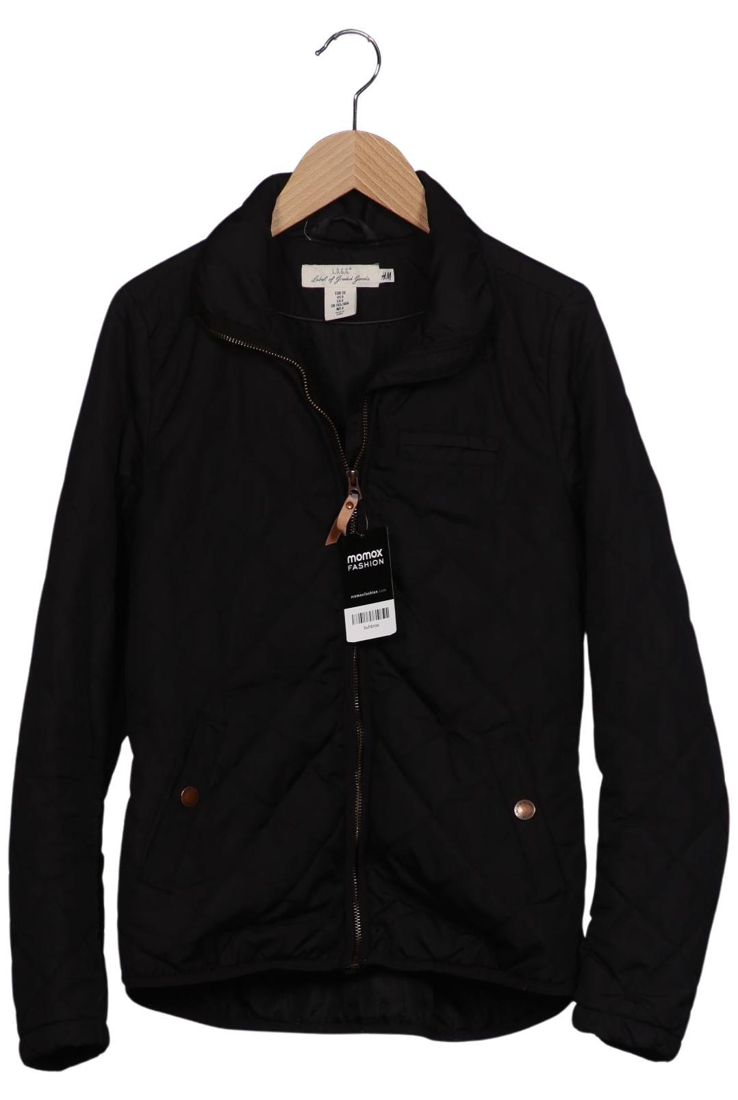 

H&M Damen Jacke, schwarz, Gr. 38