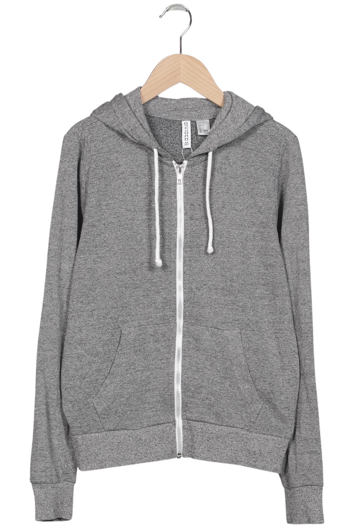 

H&M Damen Kapuzenpullover, grau, Gr. 36