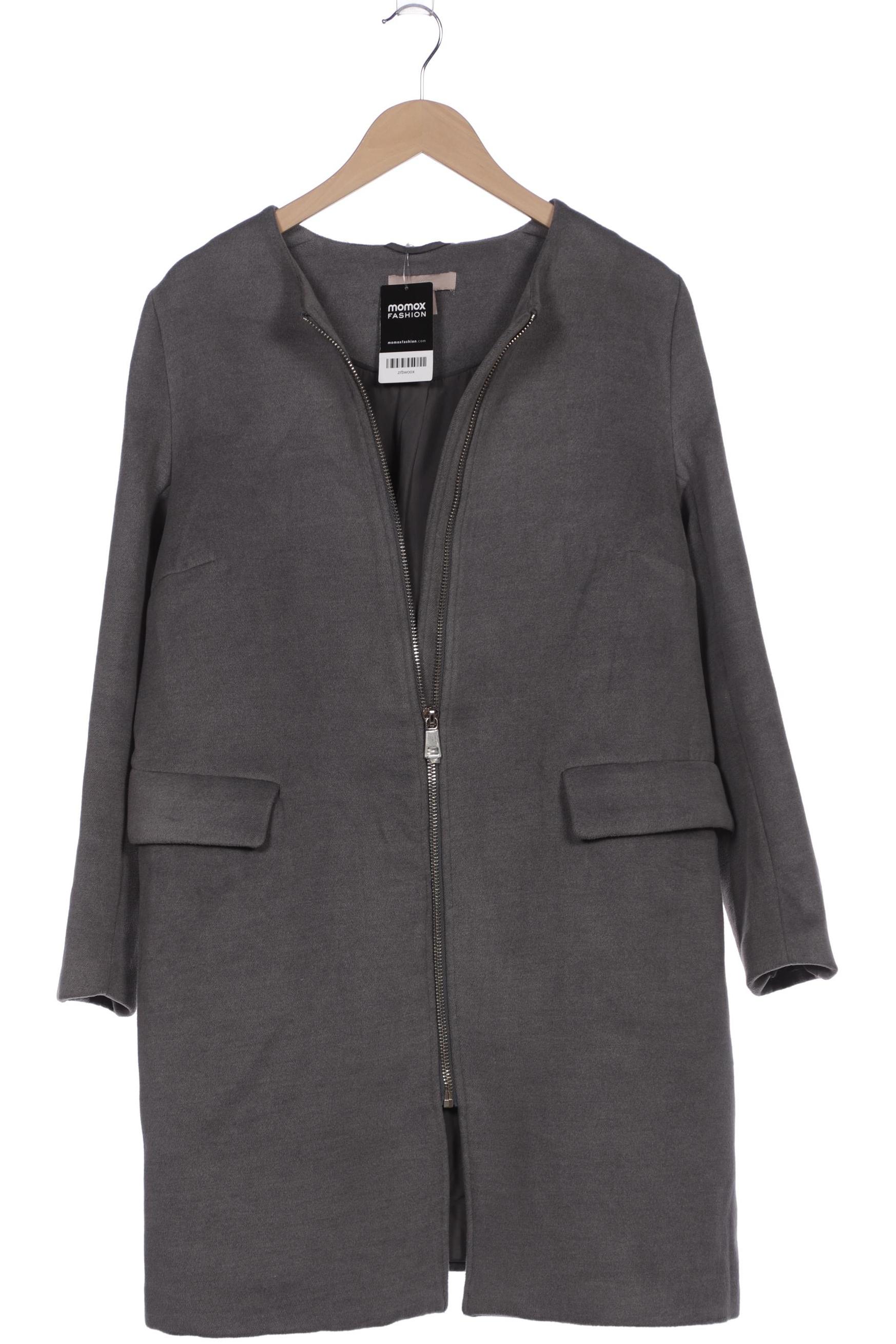 

H&M Damen Mantel, grau, Gr. 48