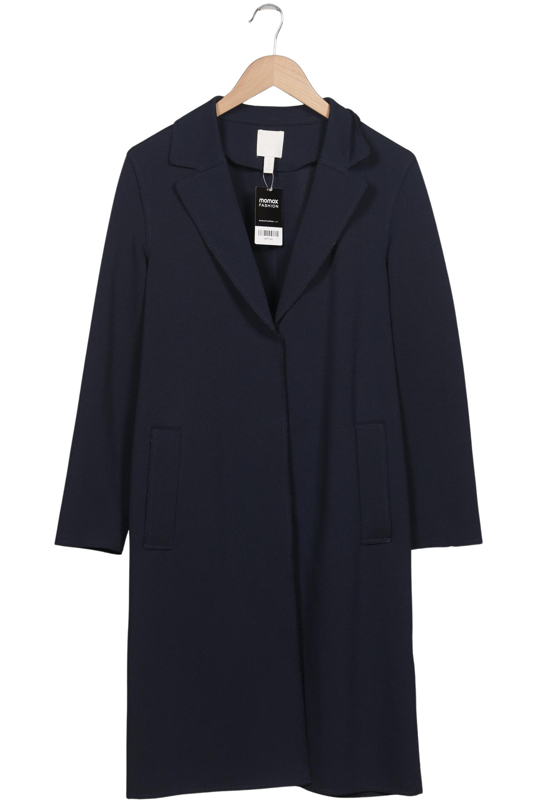 

H&M Damen Mantel, marineblau, Gr. 38