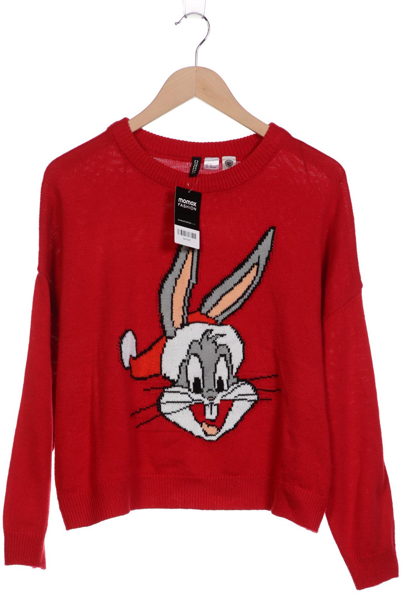 

H&M Damen Pullover, rot, Gr. 38