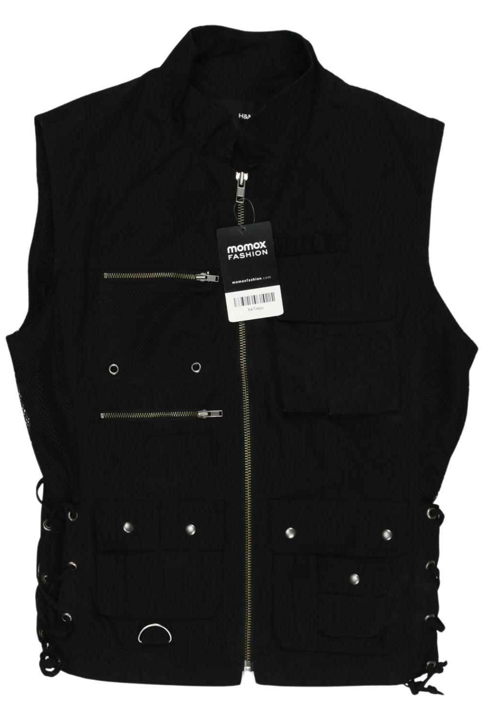 

H&M Damen Weste, schwarz, Gr. 38
