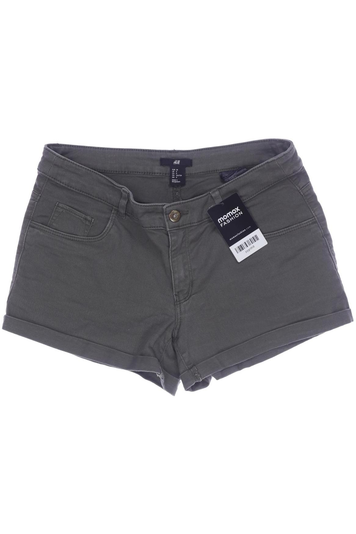 

H&M Damen Shorts, grün, Gr. 38