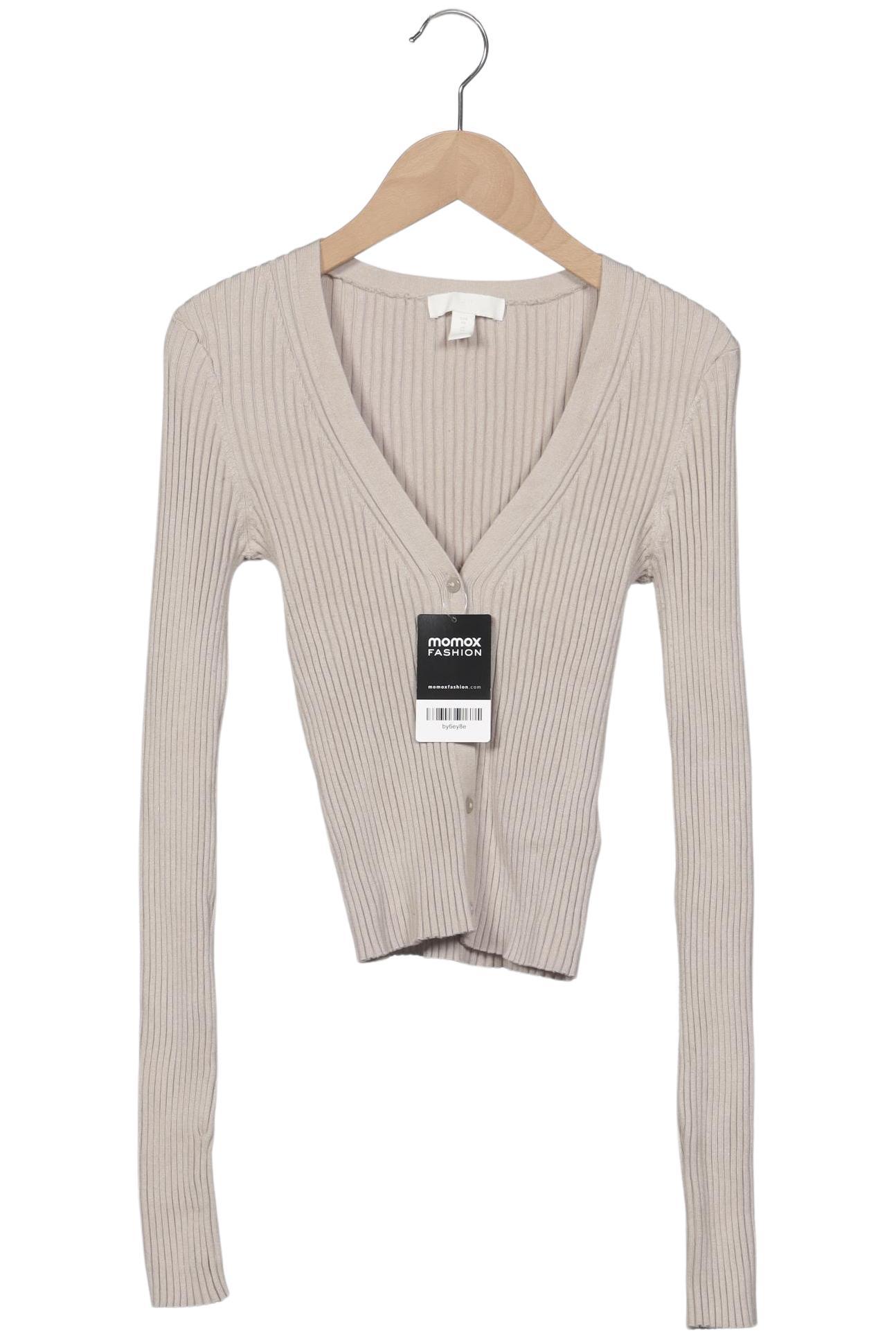 

H&M Damen Strickjacke, beige, Gr. 34