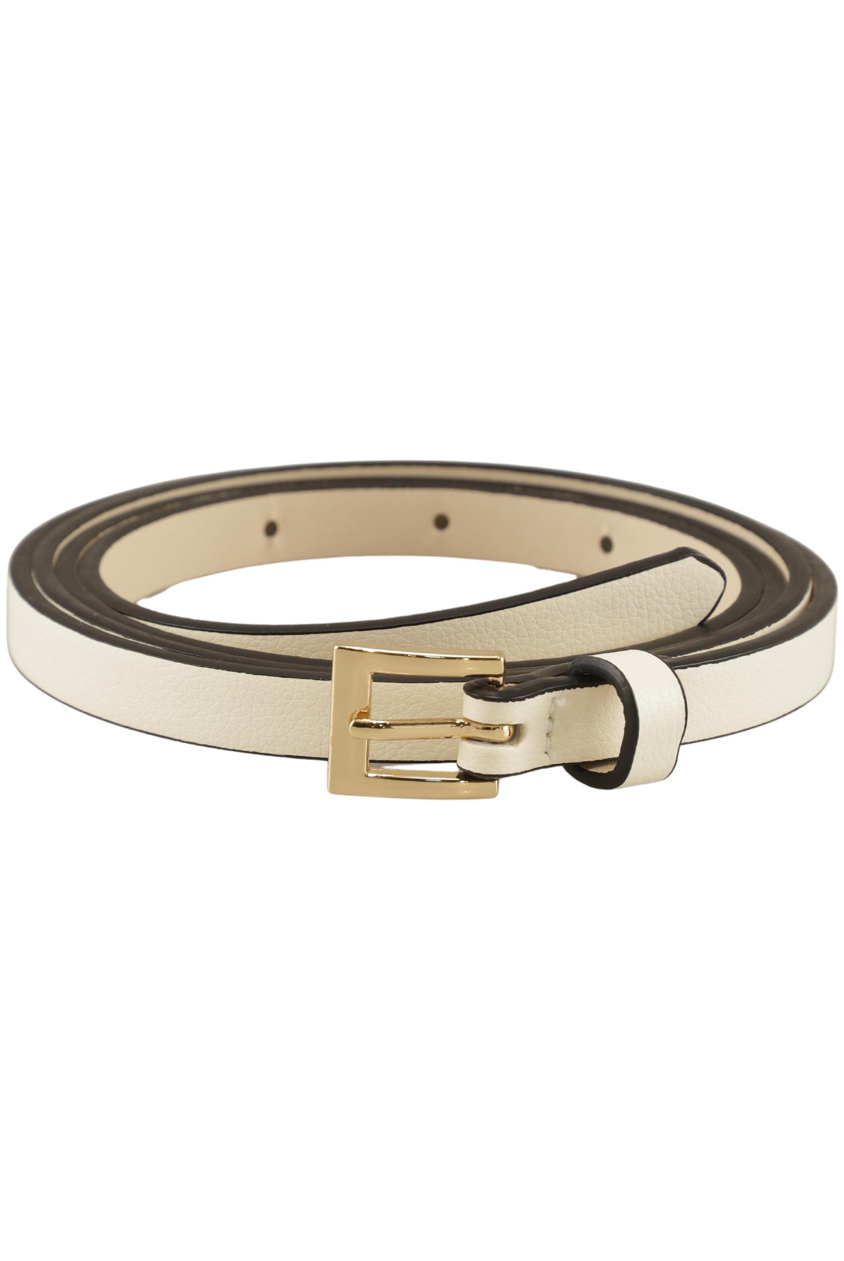 

H&M Damen Gürtel, cremeweiß, Gr. 100