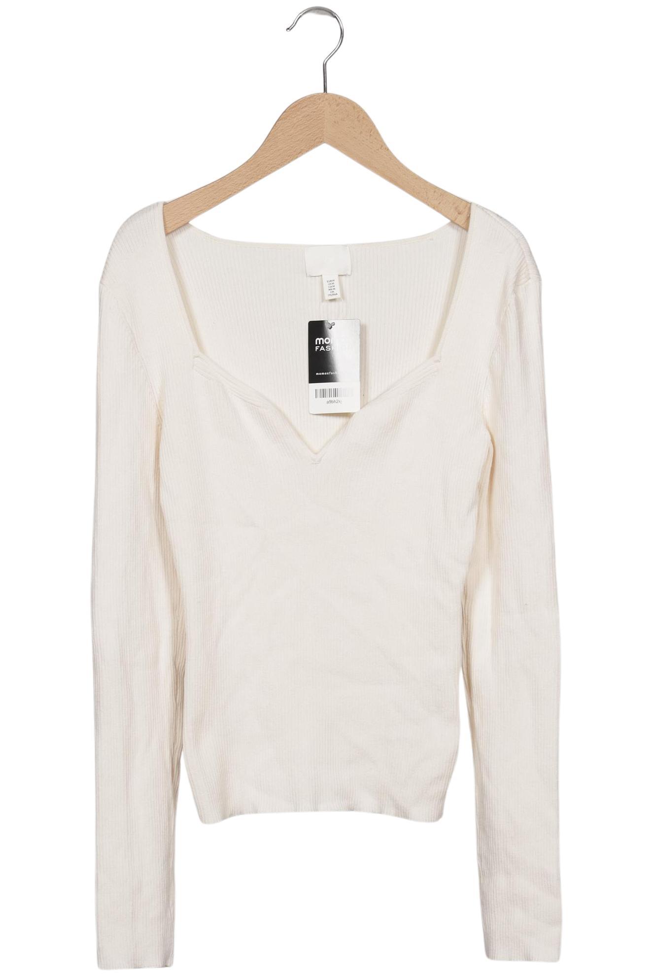 

H&M Damen Pullover, cremeweiß, Gr. 38