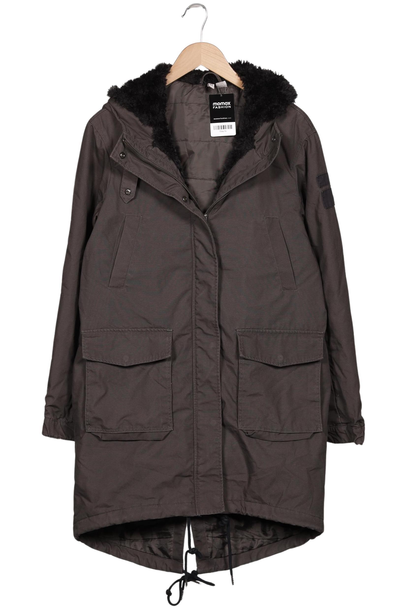 

H&M Damen Mantel, grau, Gr. 42