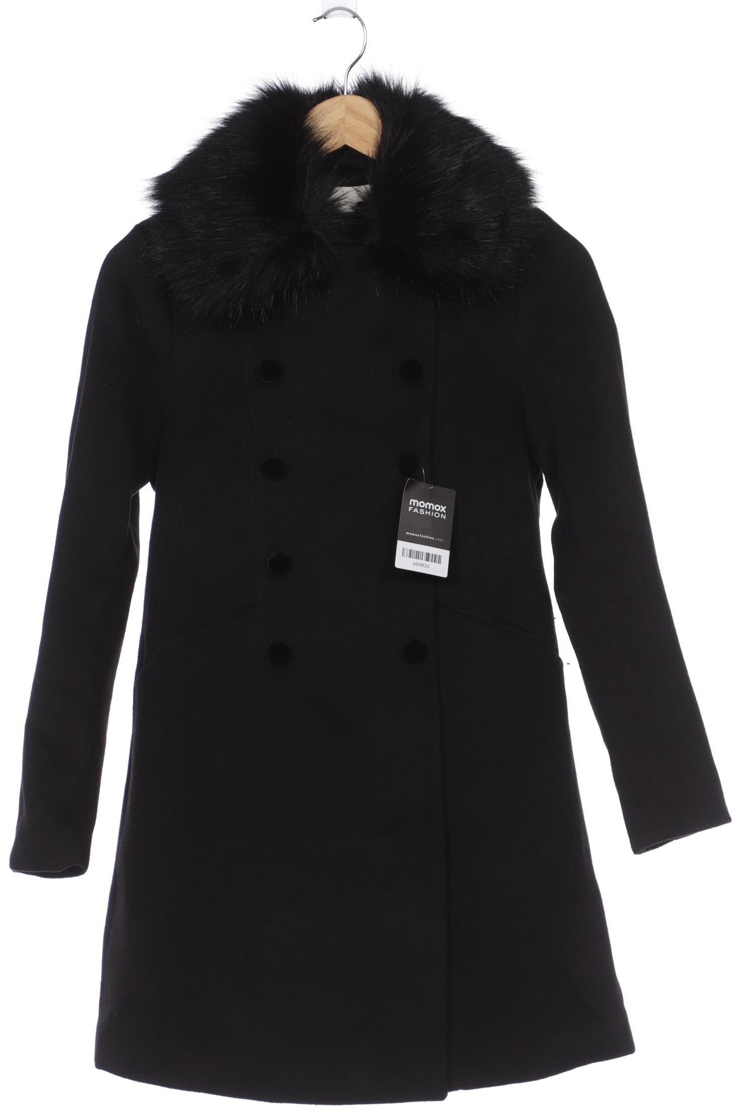 

H&M Damen Mantel, schwarz, Gr. 36