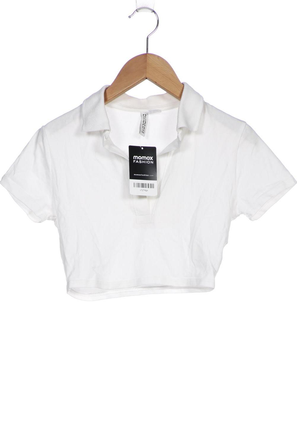 

H&M Damen T-Shirt, weiß
