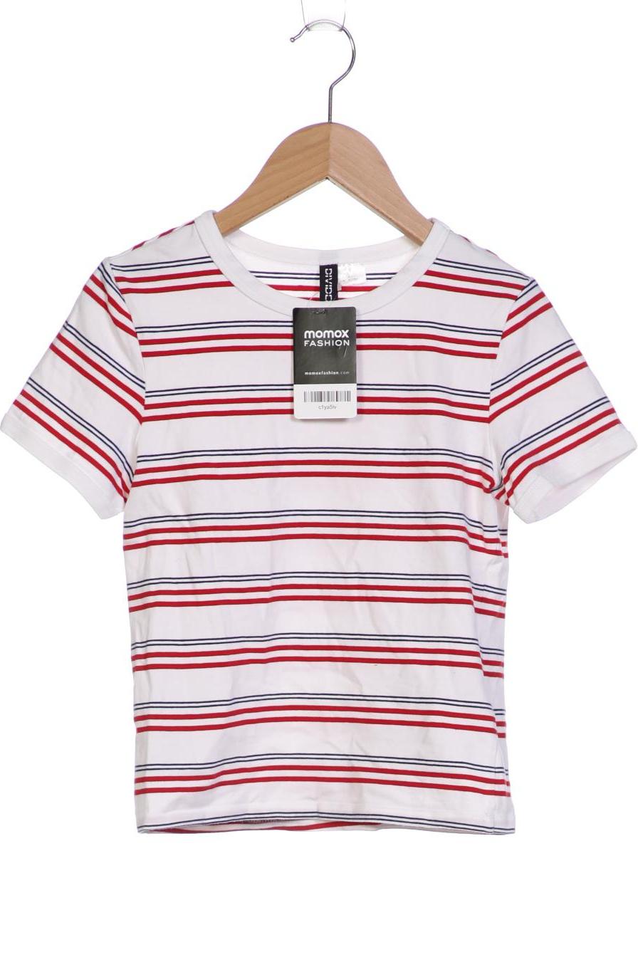 

H&M Damen T-Shirt, weiß
