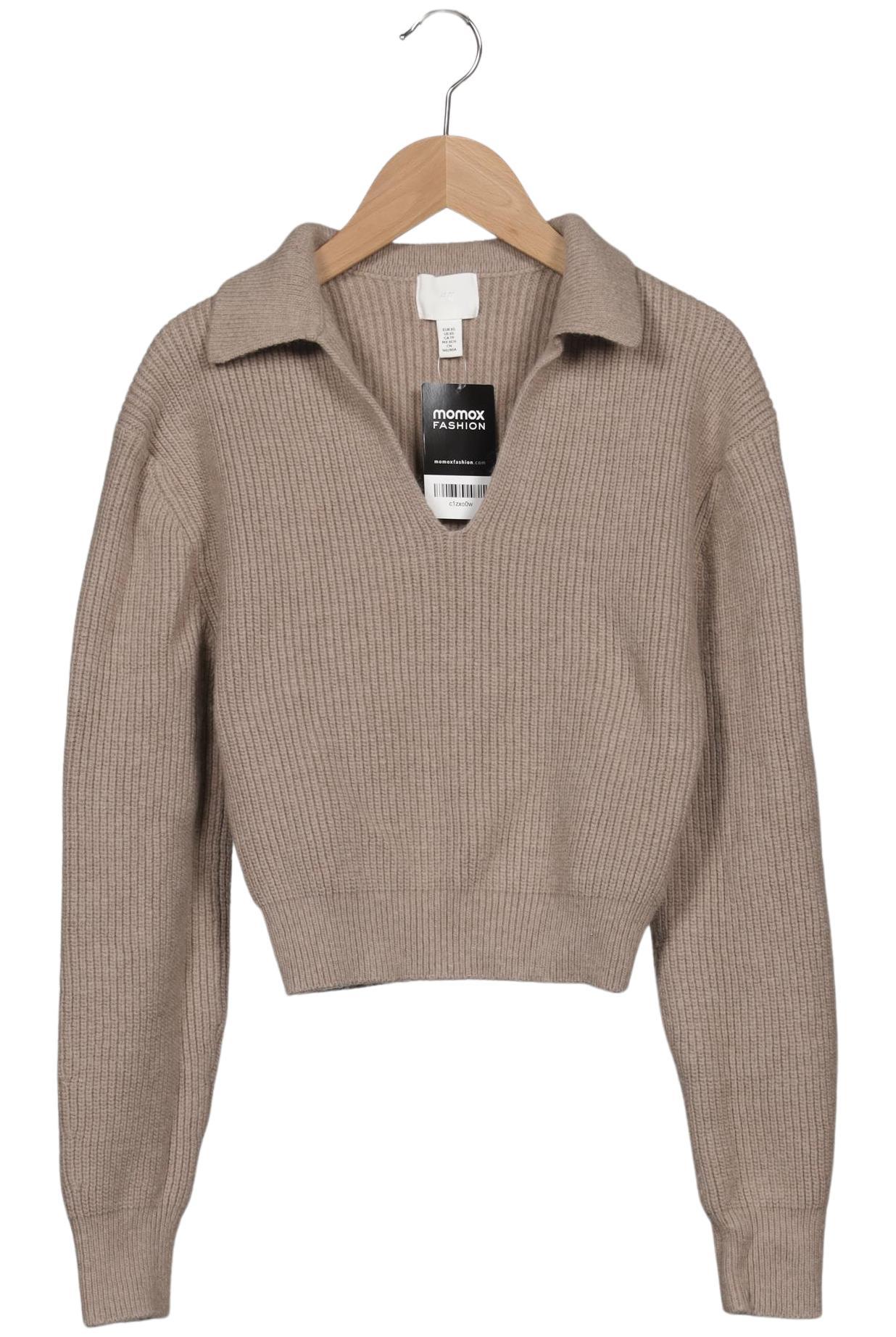 

H&M Damen Pullover, beige, Gr. 34