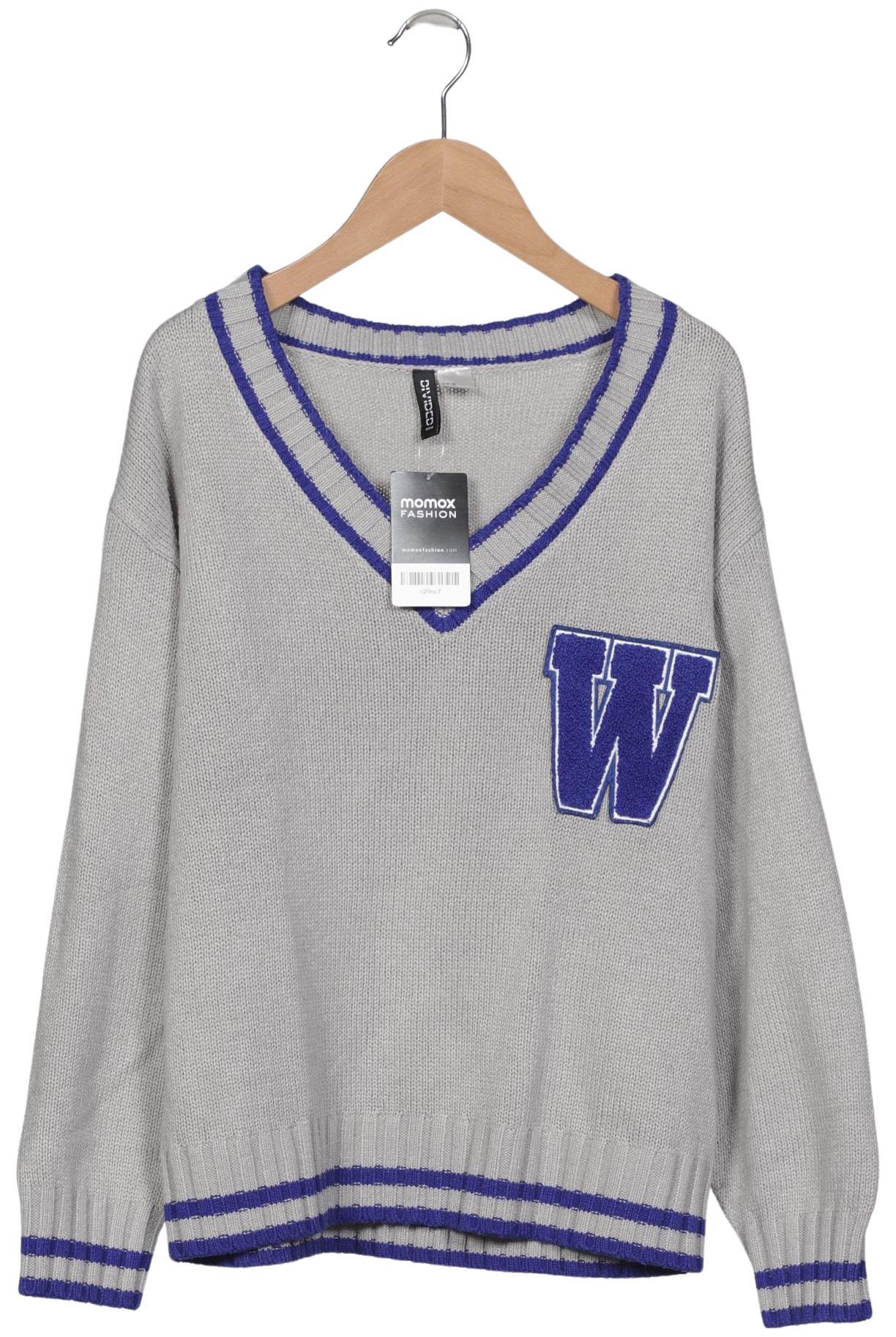 

H&M Damen Pullover, grau, Gr. 34