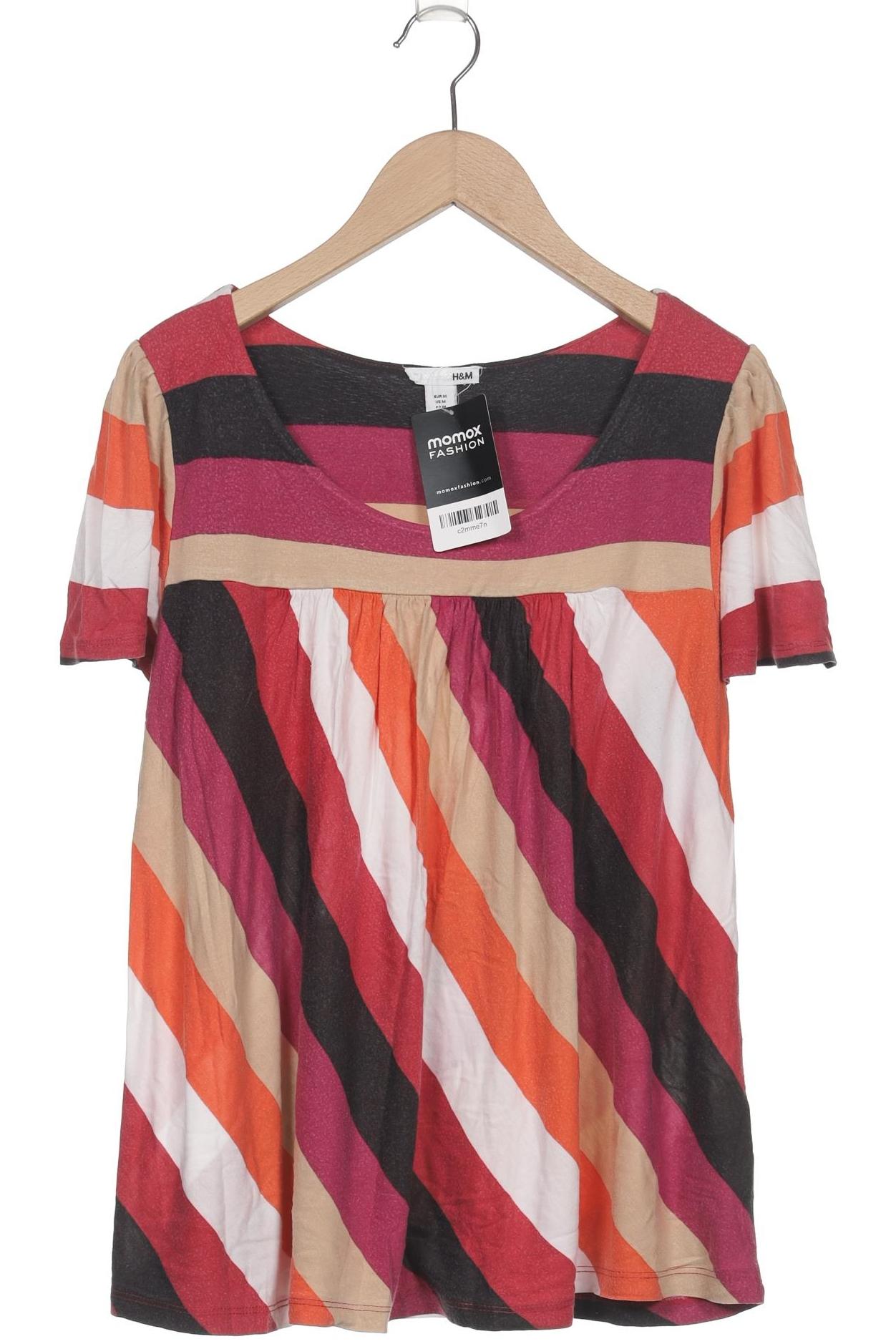 

H&M Damen T-Shirt, mehrfarbig, Gr. 38