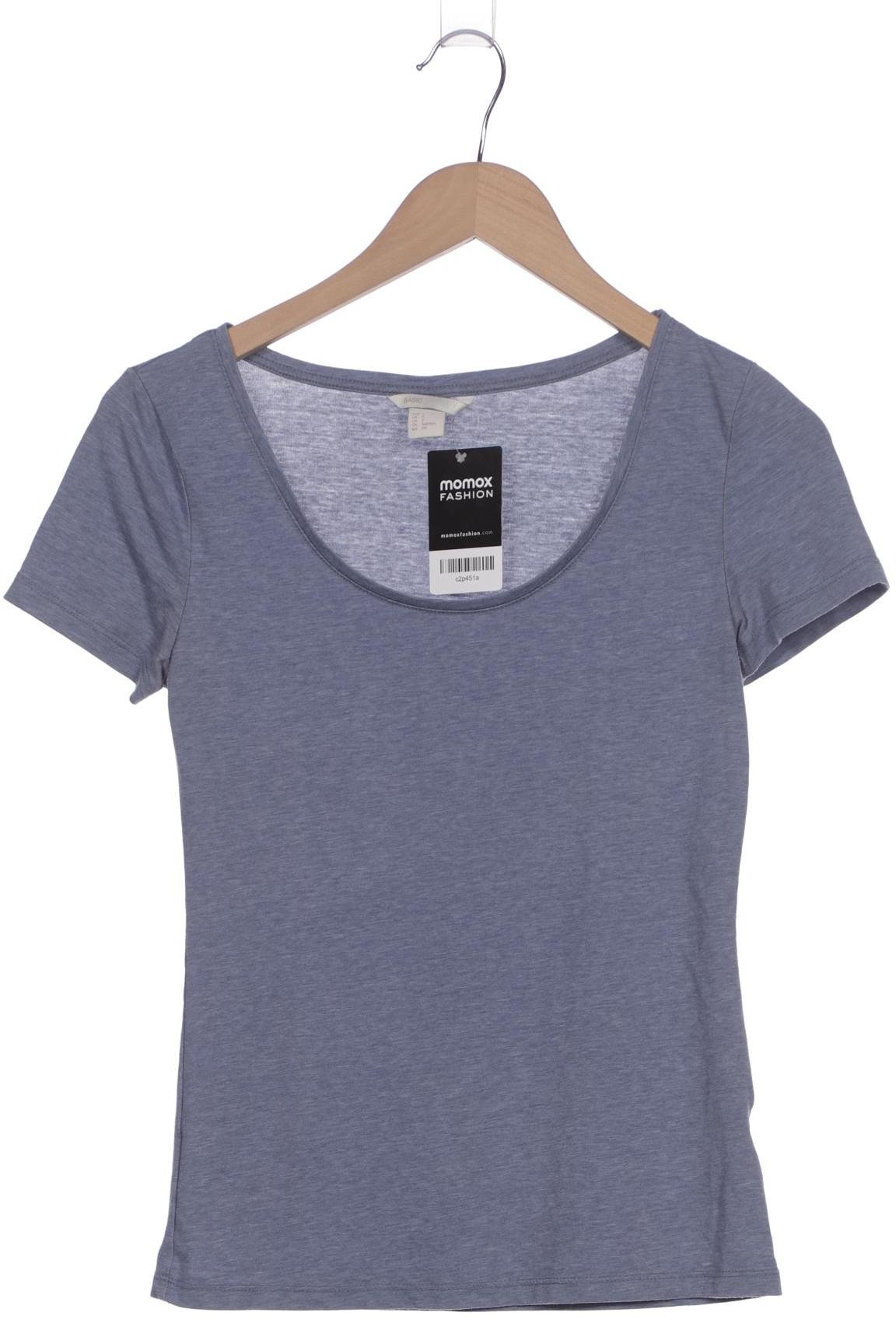 

H&M Damen T-Shirt, blau, Gr. 36