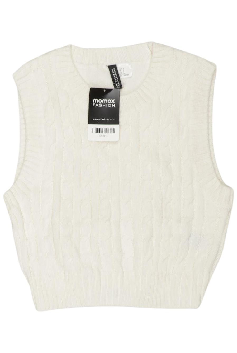 

H&M Damen Pullover, cremeweiß, Gr. 36