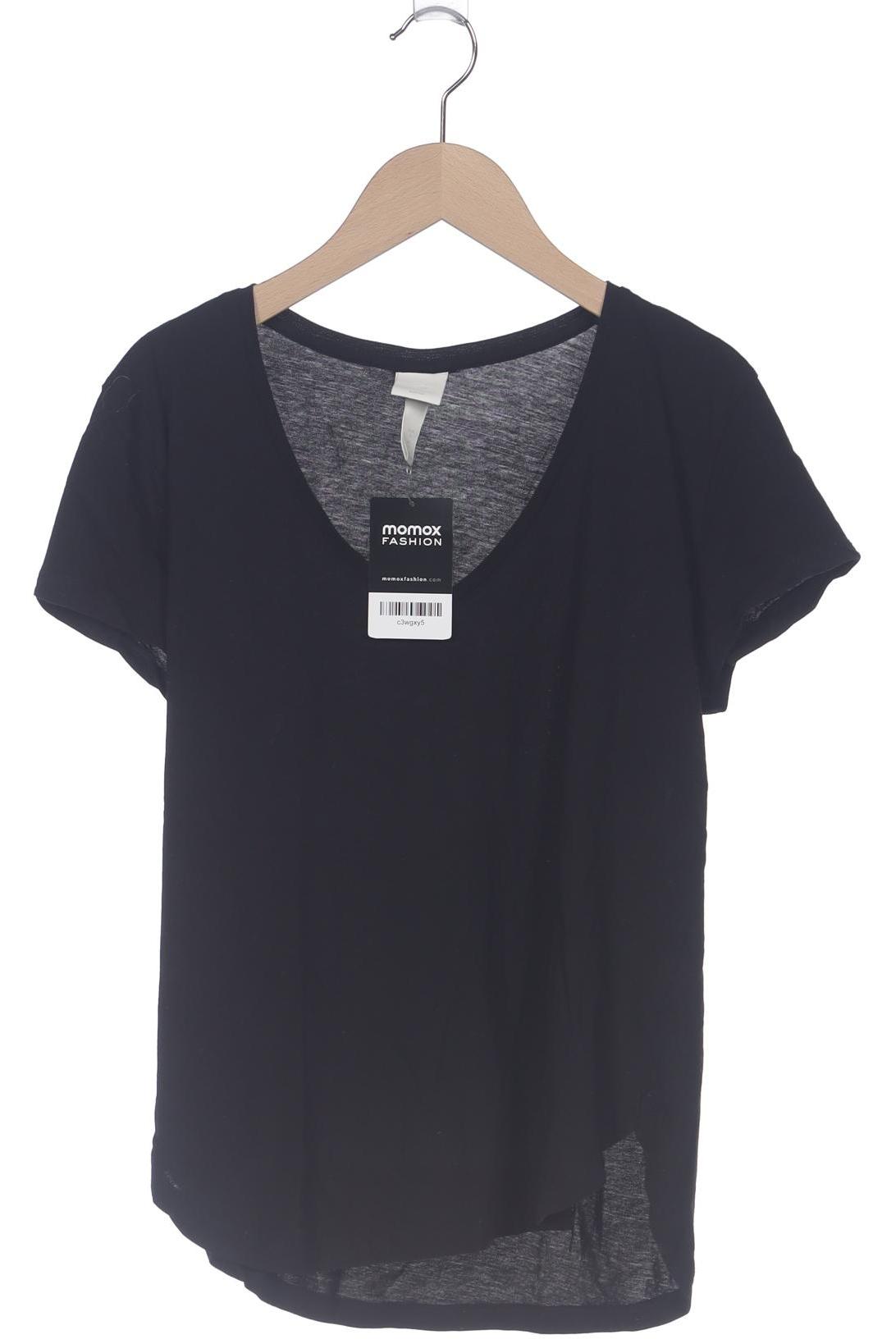 

H&M Damen T-Shirt, schwarz, Gr. 36