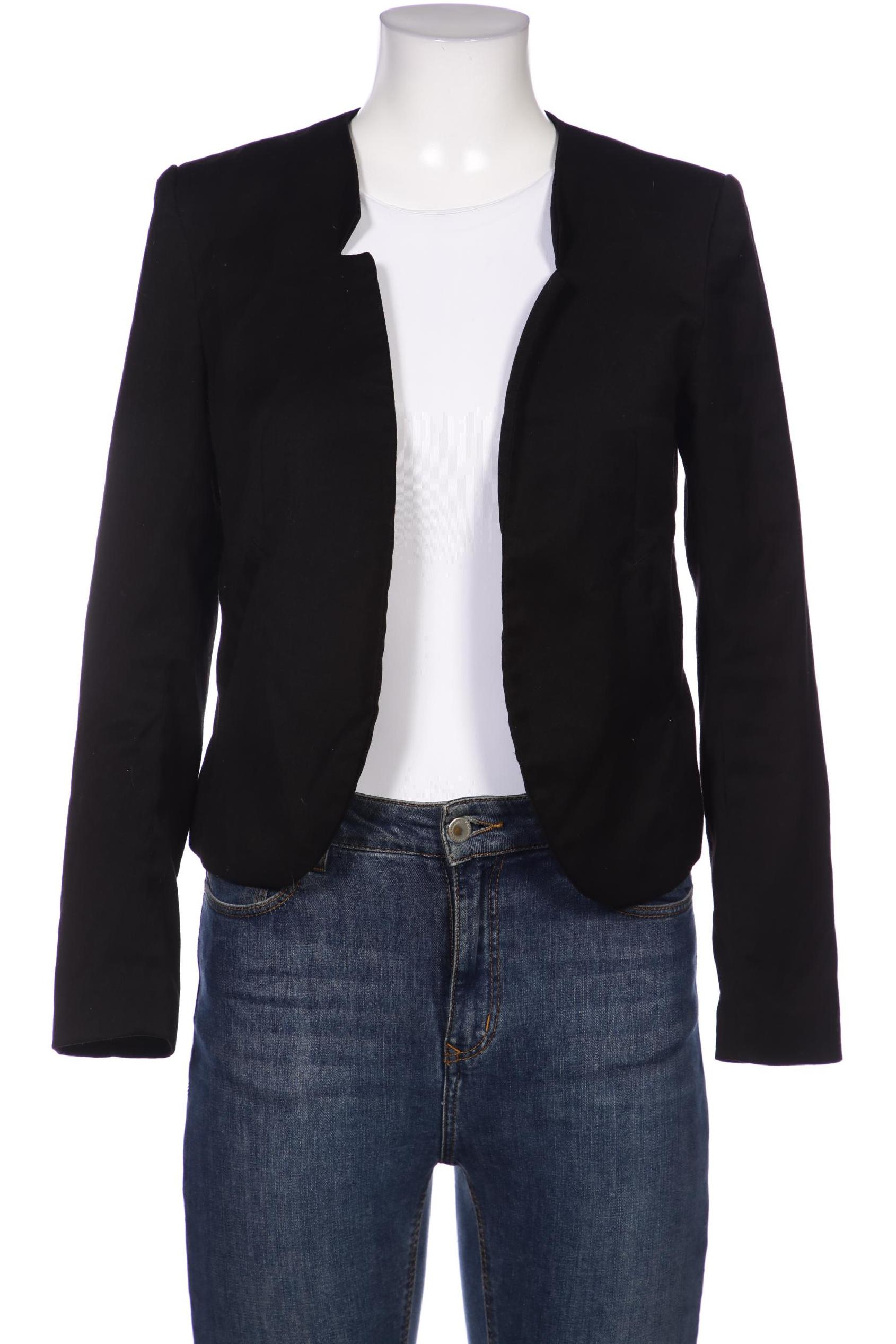 

H&M Damen Blazer, schwarz, Gr. 38