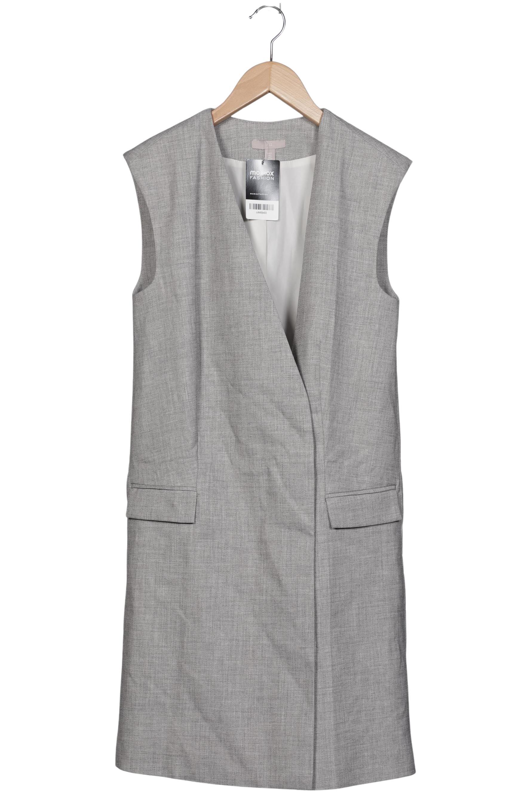 

H&M Damen Weste, grau, Gr. 36
