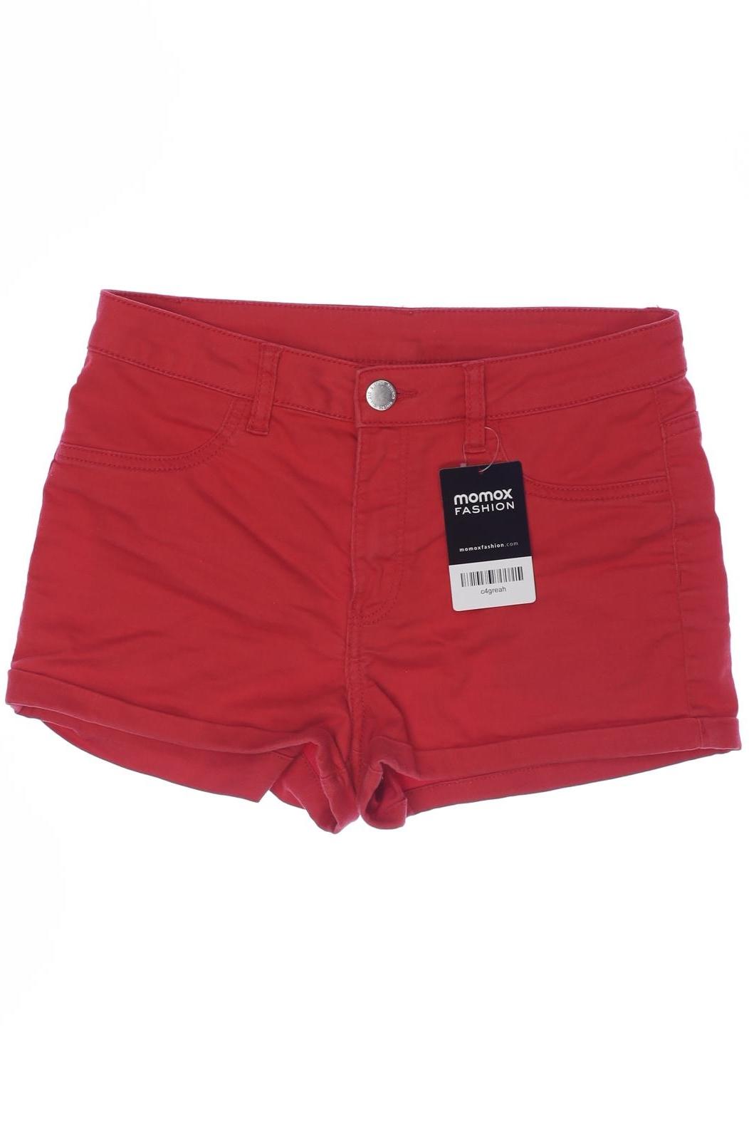 

H&M Damen Shorts, rot, Gr. 36