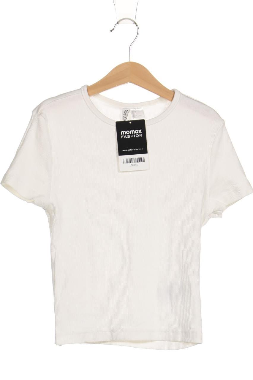

H&M Damen T-Shirt, weiß, Gr. 36