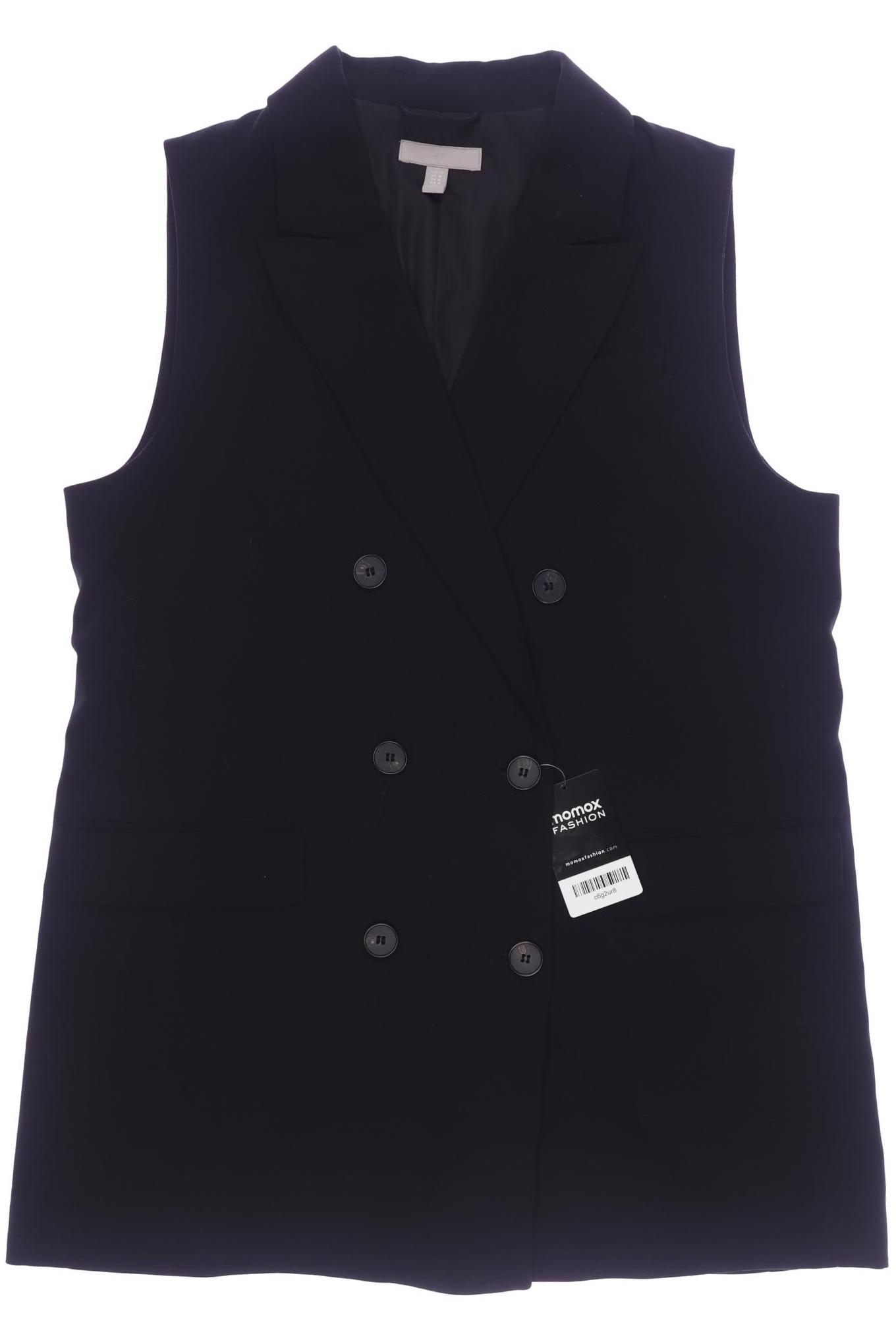 

H&M Damen Weste, schwarz, Gr. 38