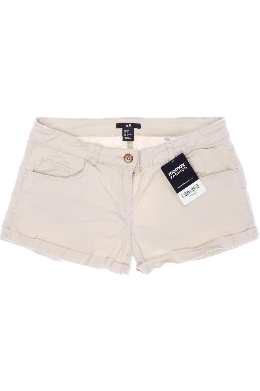 

H&M Damen Shorts, beige, Gr. 36
