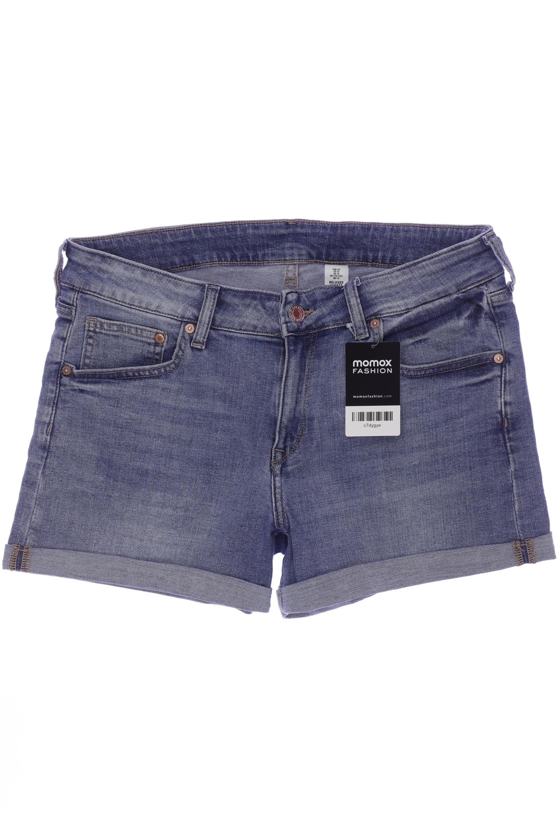 

H&M Damen Shorts, blau, Gr. 40
