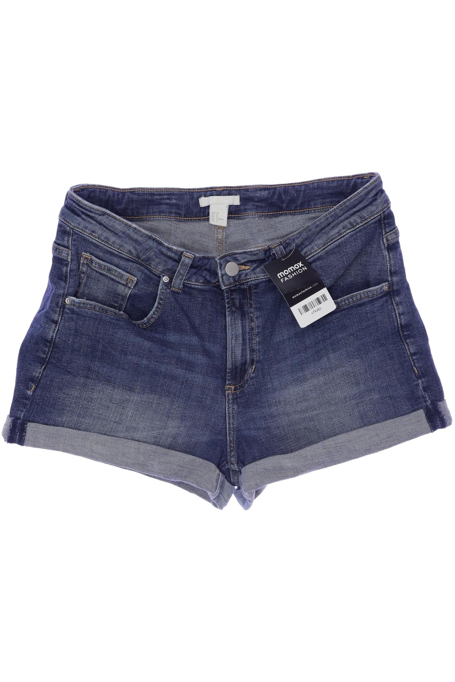 

H&M Damen Shorts, marineblau, Gr. 38