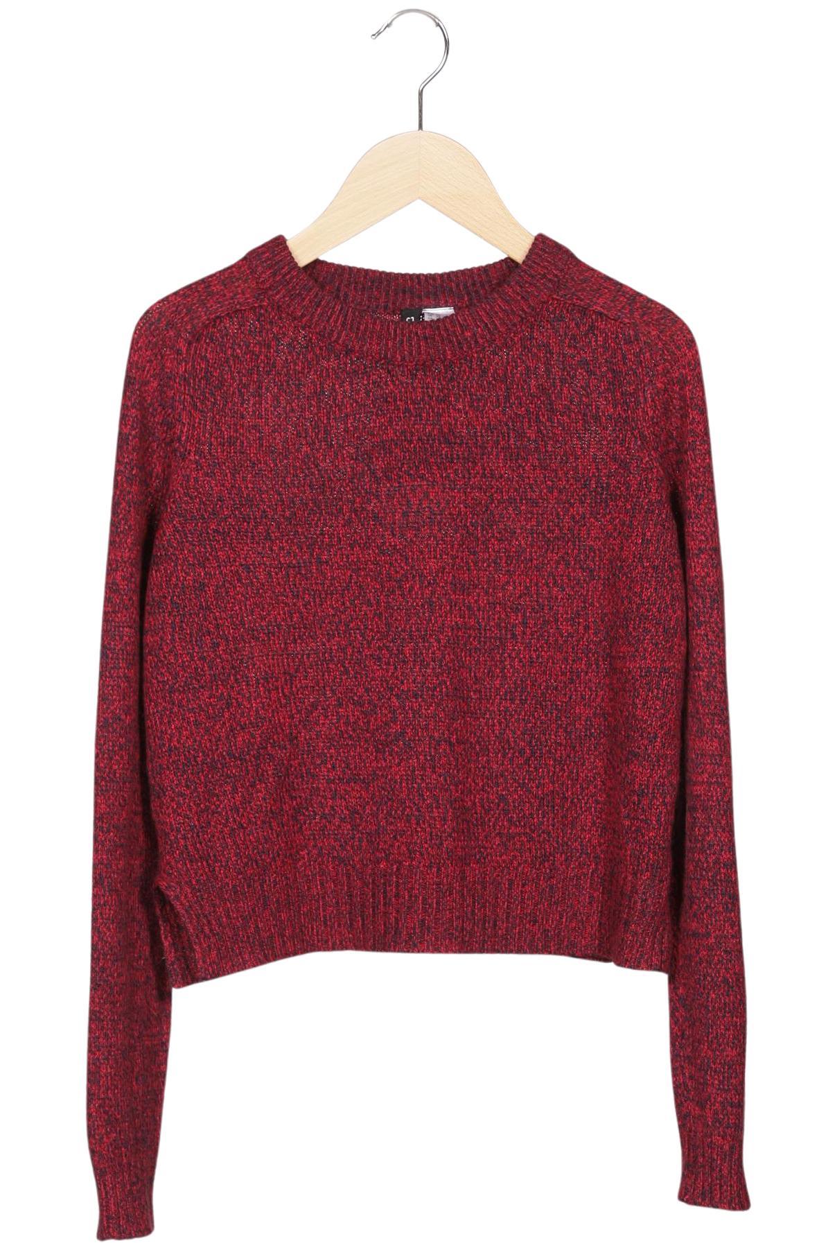 

H&M Damen Pullover, rot, Gr. 34
