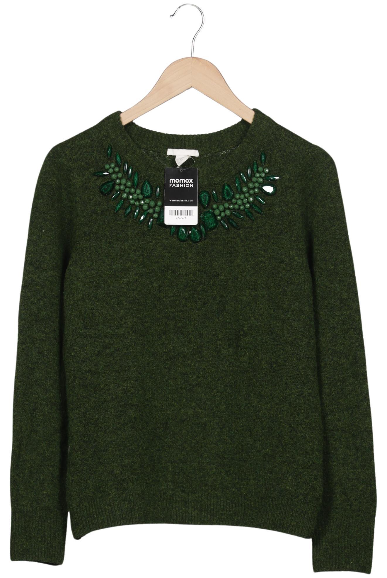 

H&M Damen Pullover, grün, Gr. 34