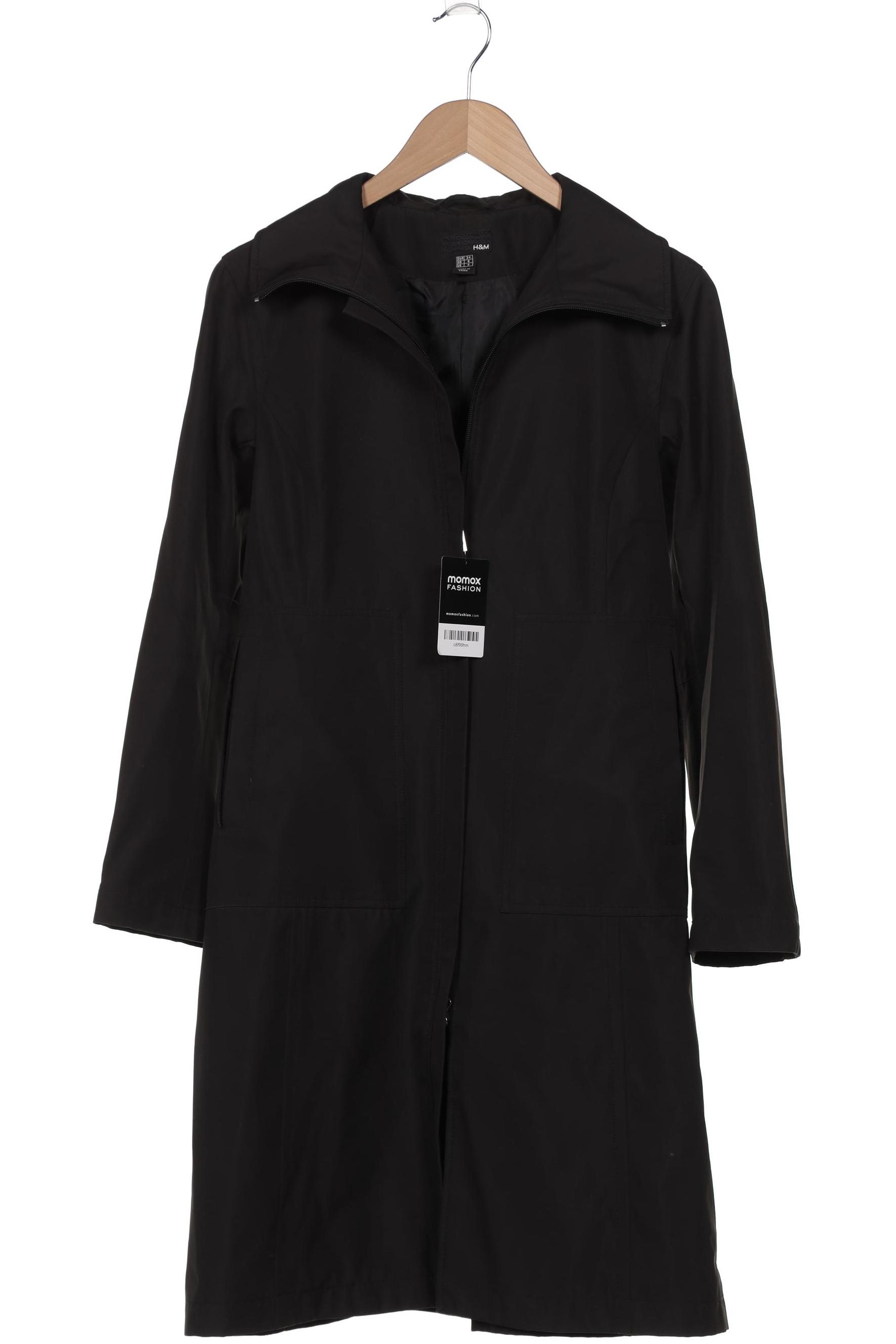

H&M Damen Mantel, schwarz, Gr. 34