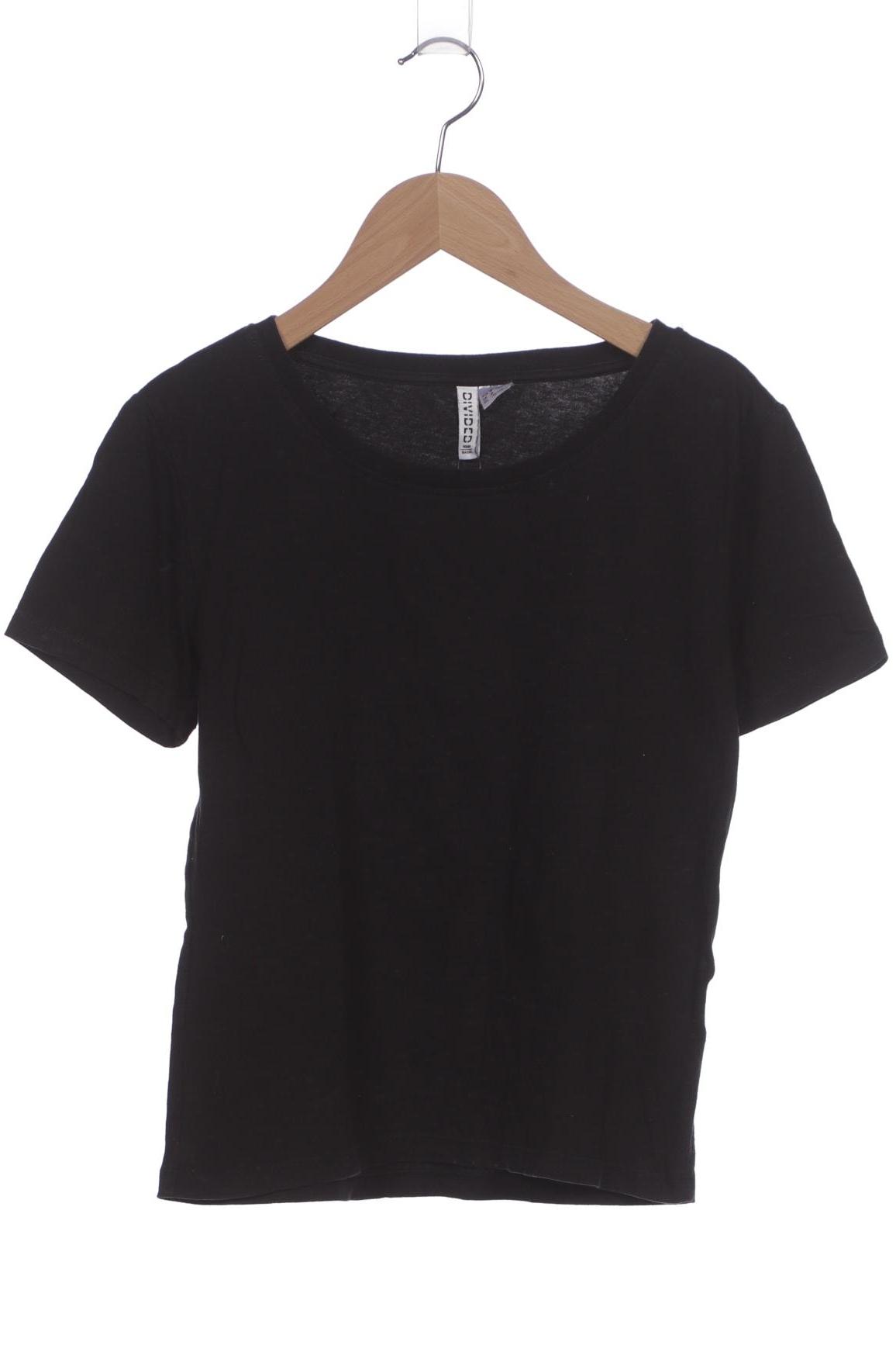 

H&M Damen T-Shirt, schwarz, Gr. 38