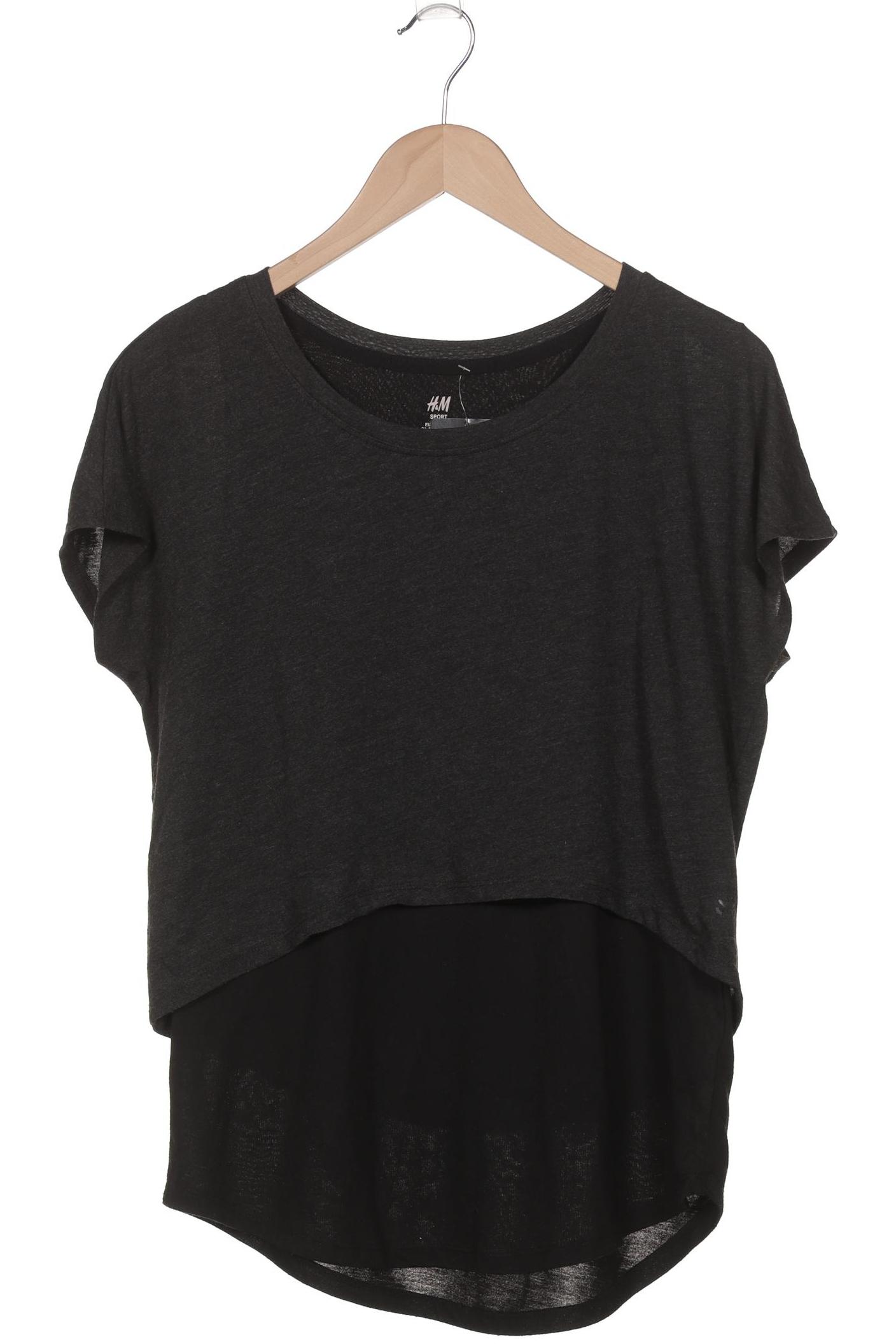 

H&M Damen T-Shirt, grau, Gr. 36