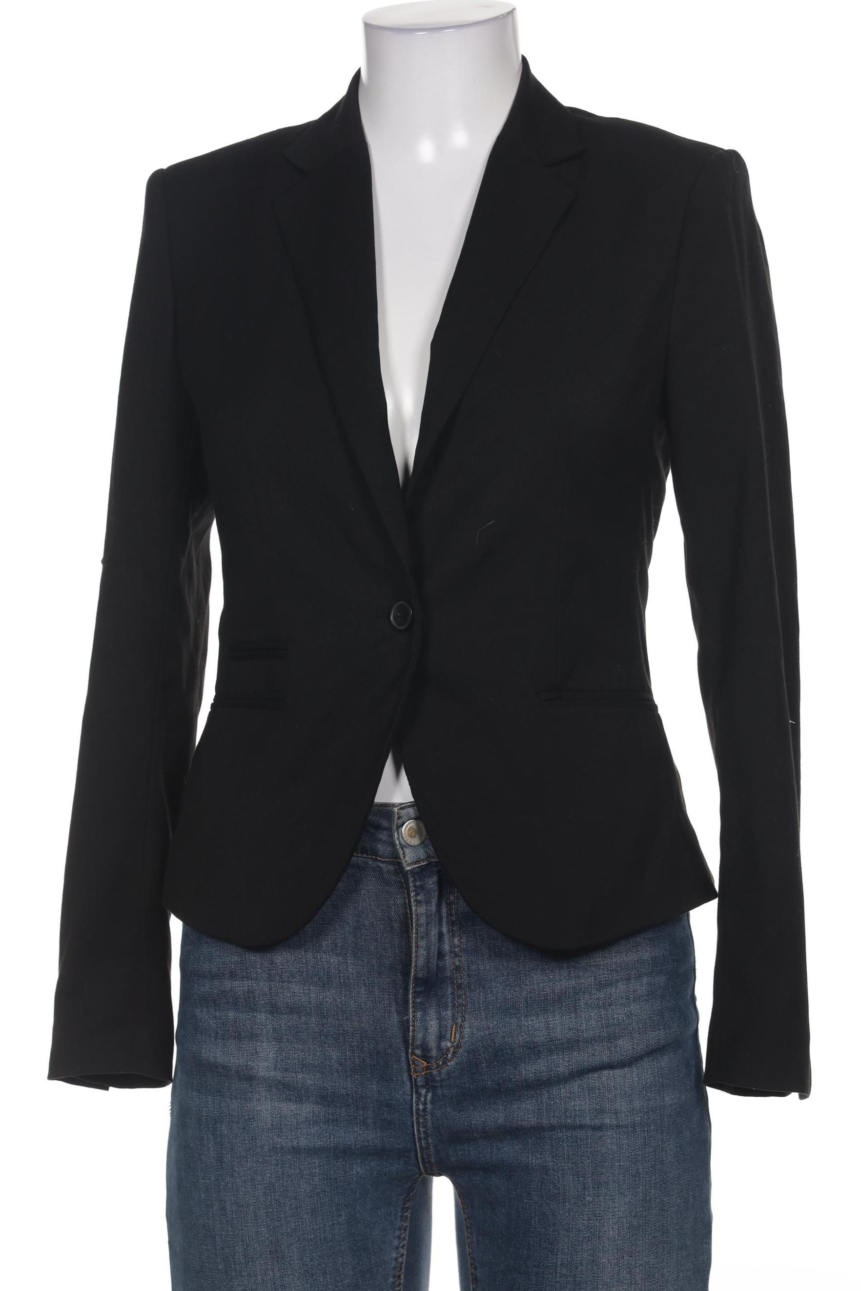 

H&M Damen Blazer, schwarz, Gr. 38