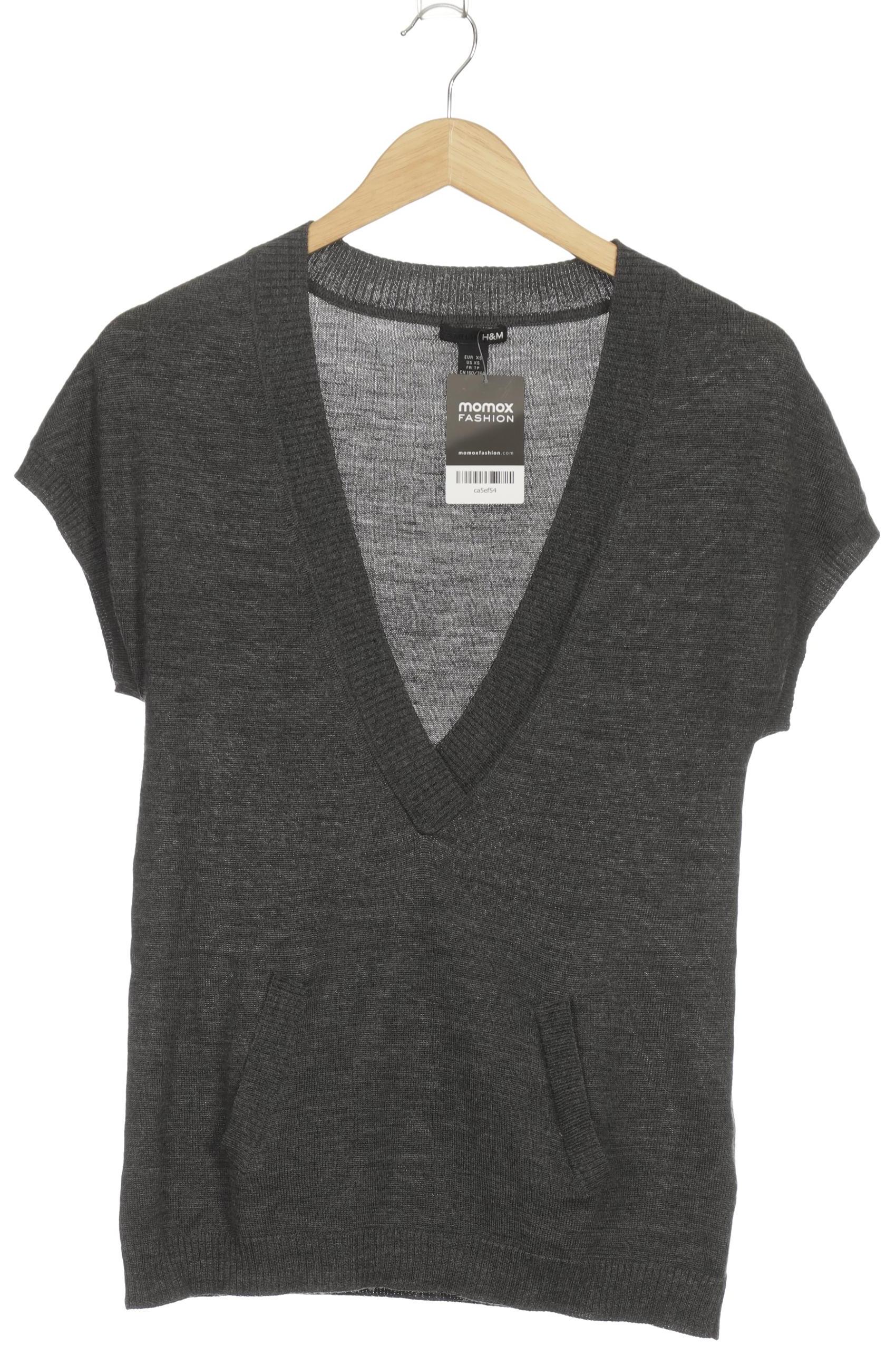 

H&M Damen Pullover, grau, Gr. 34
