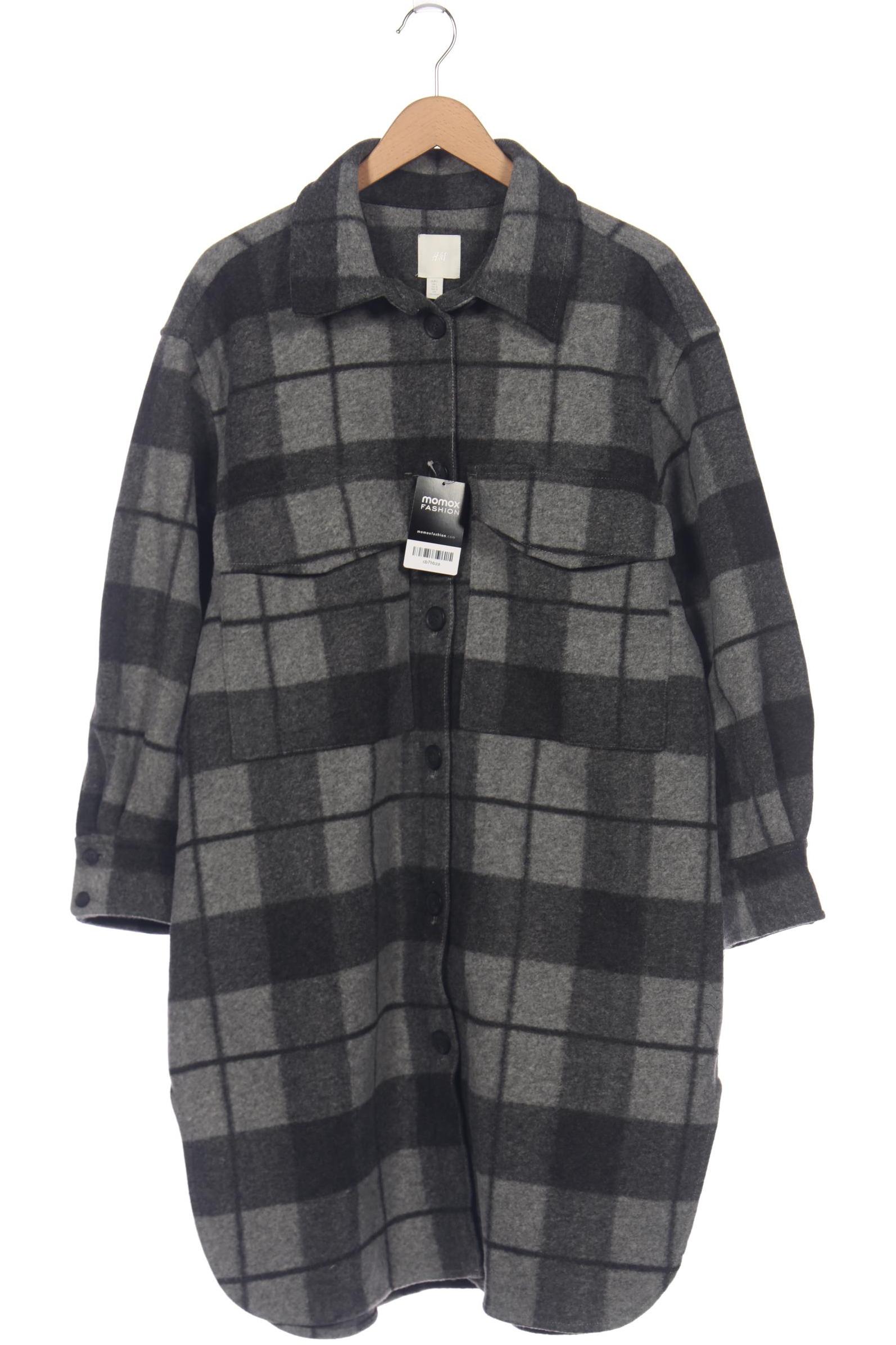

H&M Damen Mantel, grau, Gr. 42