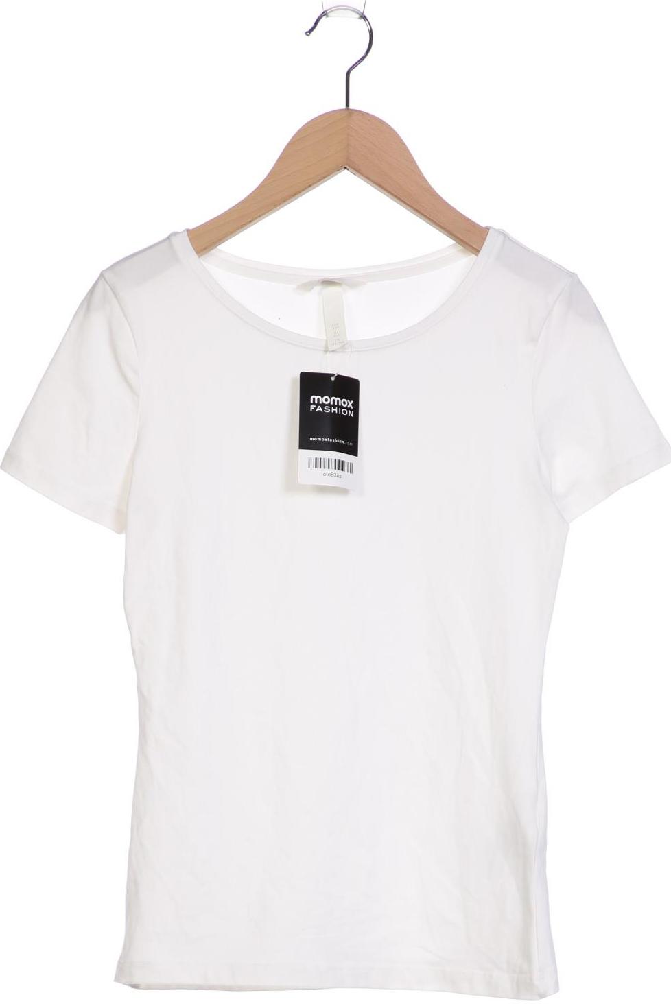 

H&M Damen T-Shirt, weiß, Gr. 32