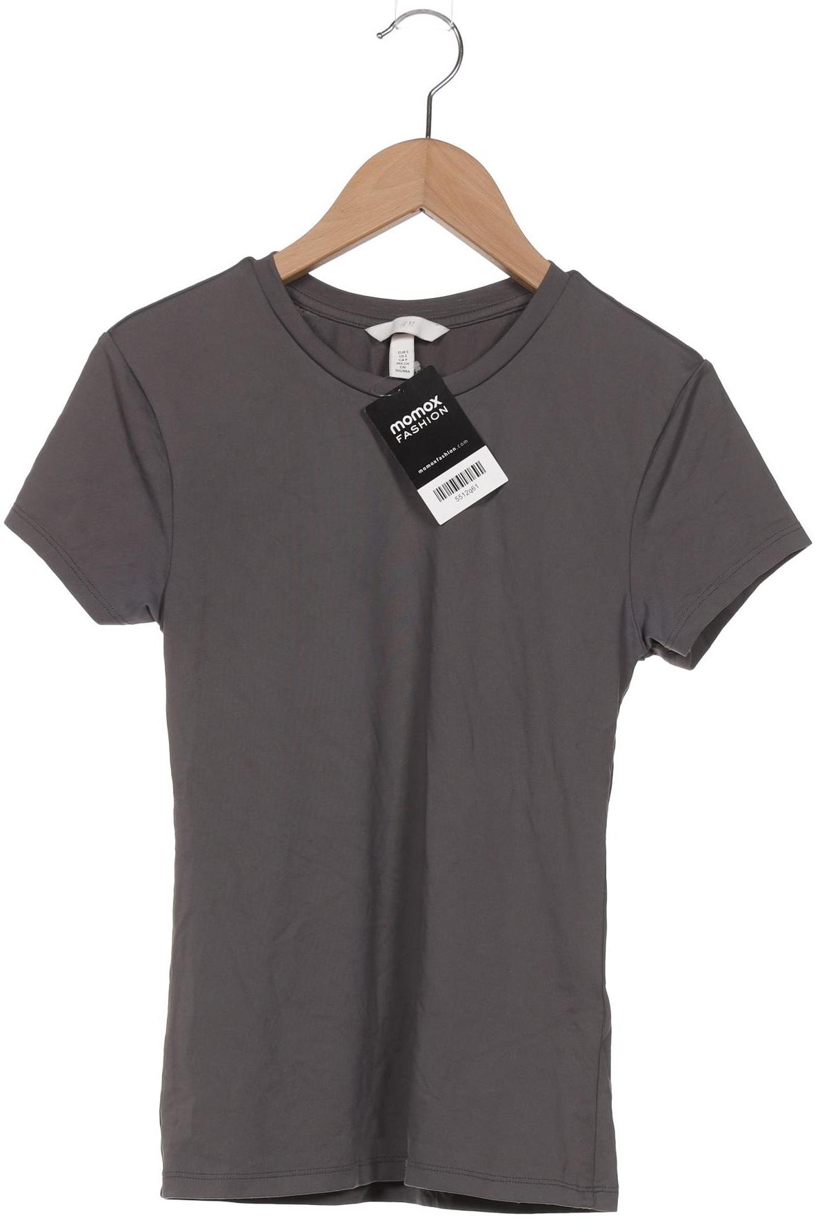 

H&M Damen T-Shirt, grau, Gr. 36