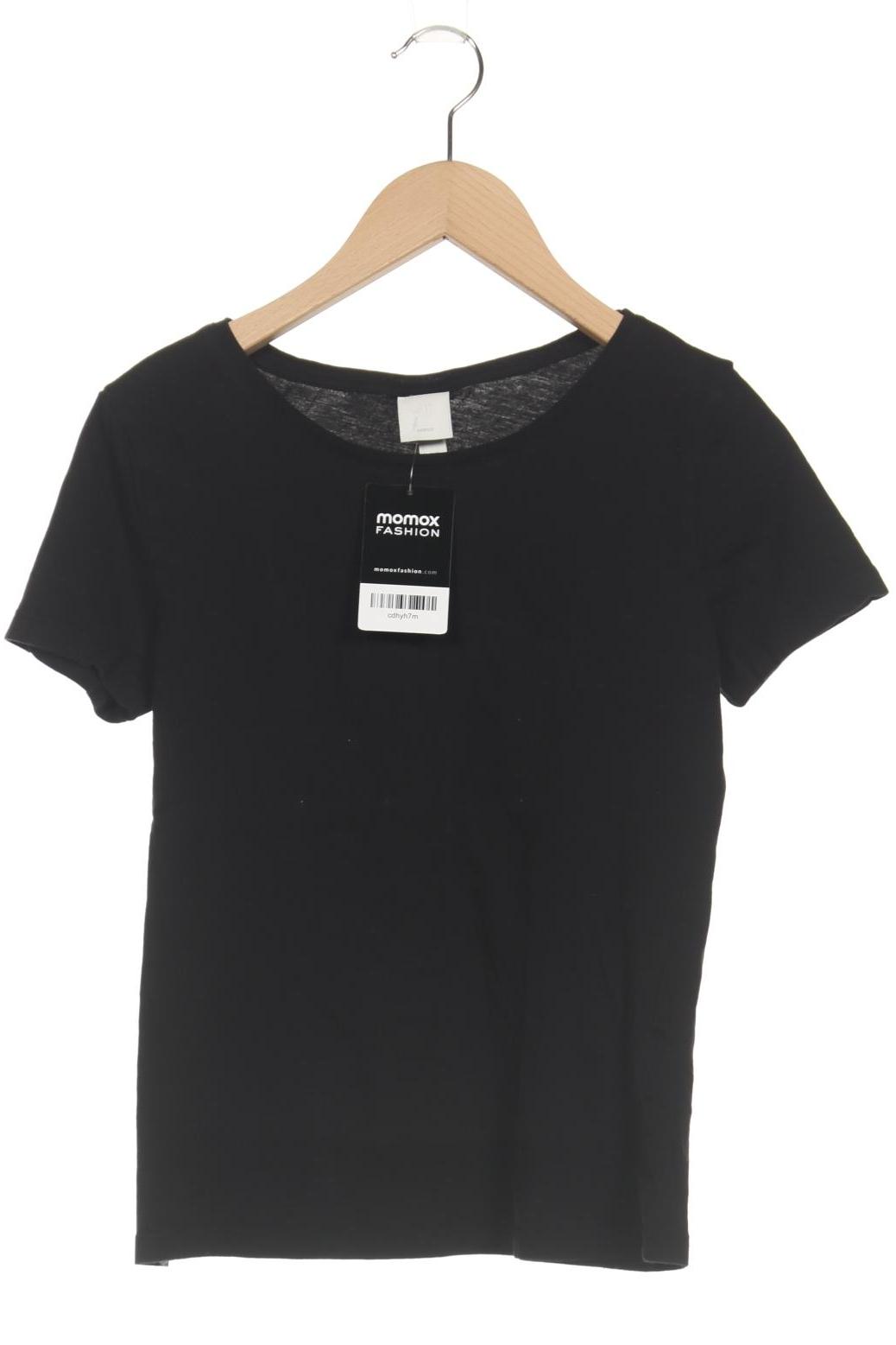 

H&M Damen T-Shirt, schwarz, Gr. 36