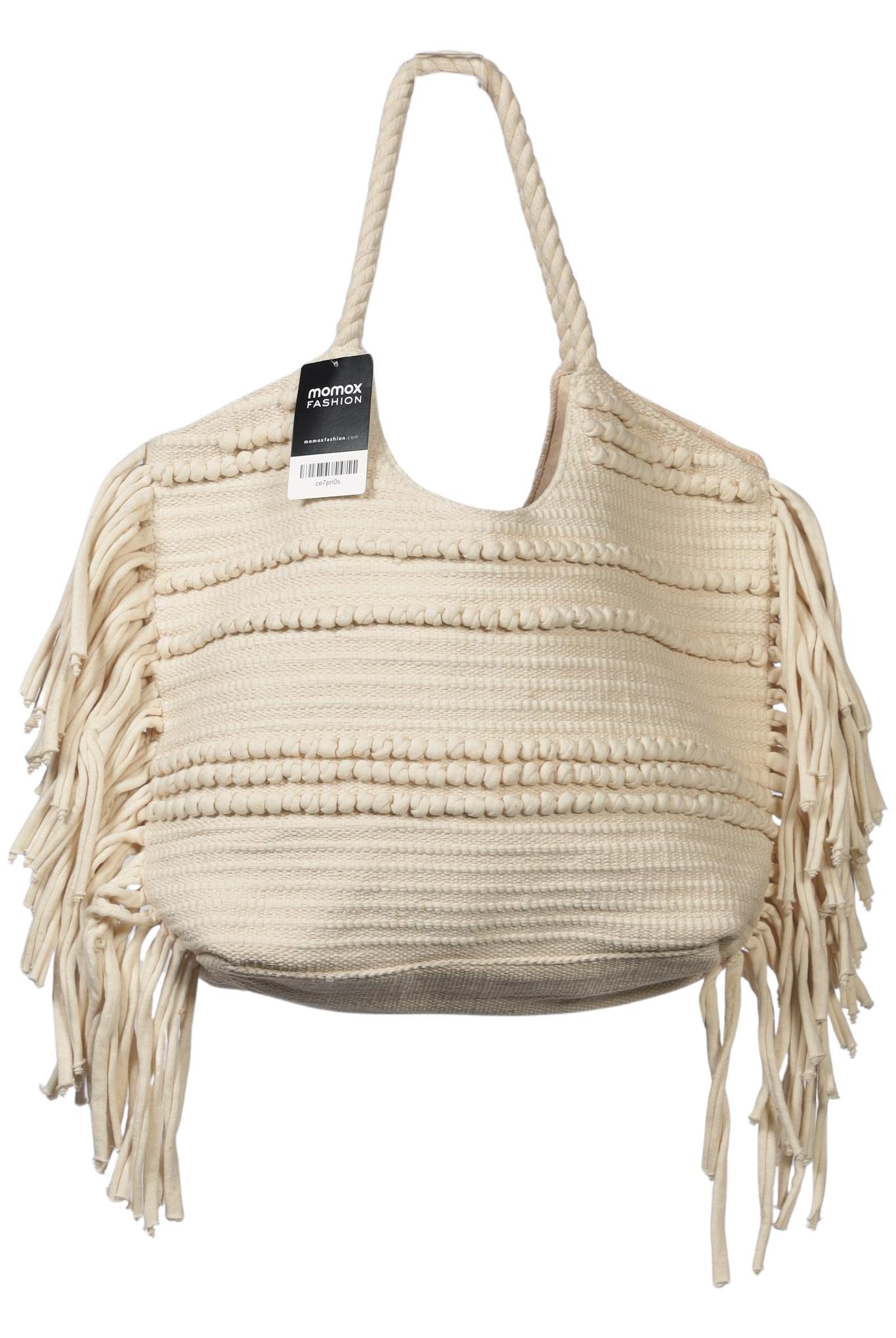 

H&M Damen Handtasche, beige, Gr.