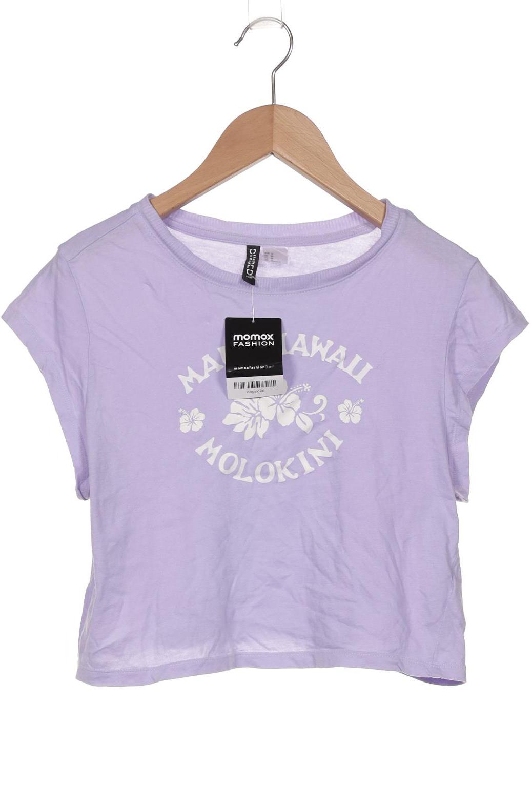 

H&M Damen T-Shirt, flieder, Gr. 38