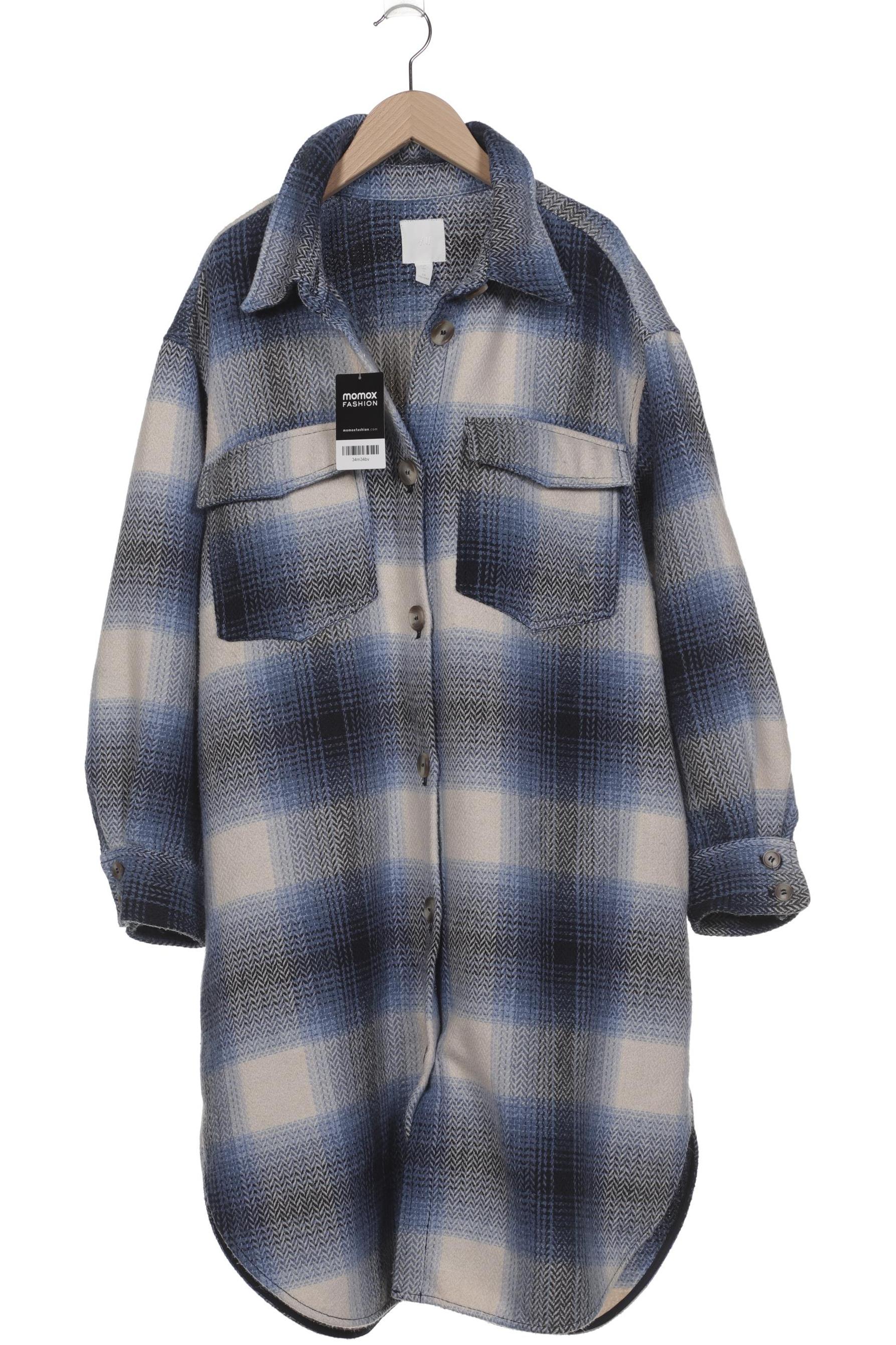

H&M Damen Mantel, blau, Gr. 42