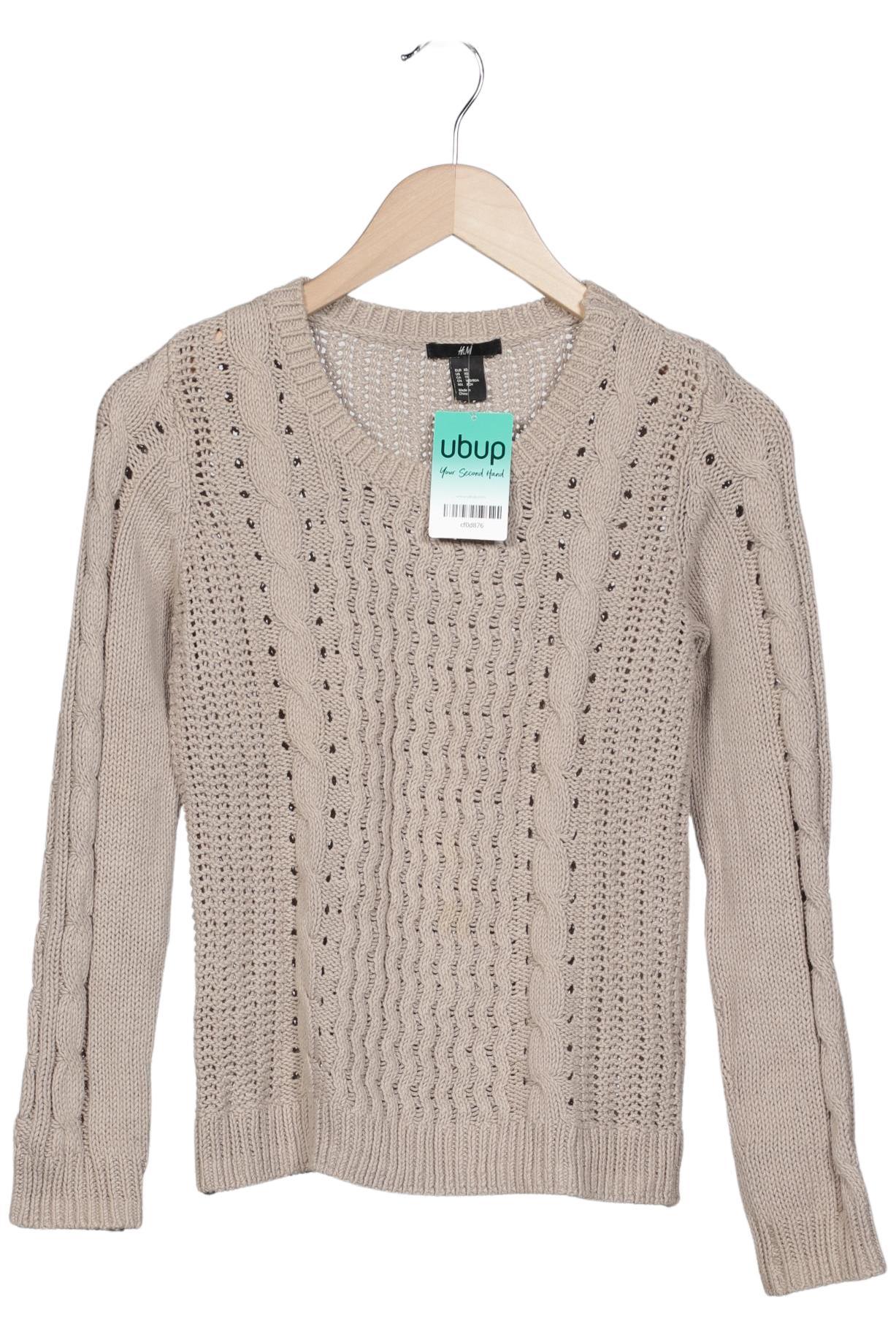 

H&M Damen Pullover, beige, Gr. 34