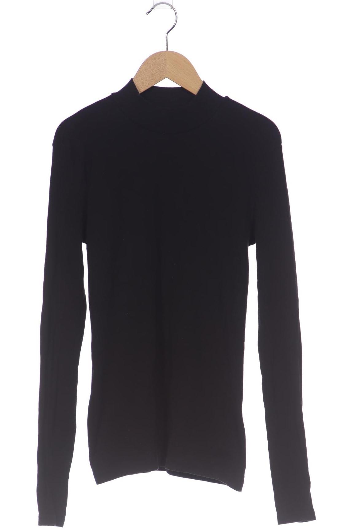 

H&M Damen Langarmshirt, schwarz, Gr. 36